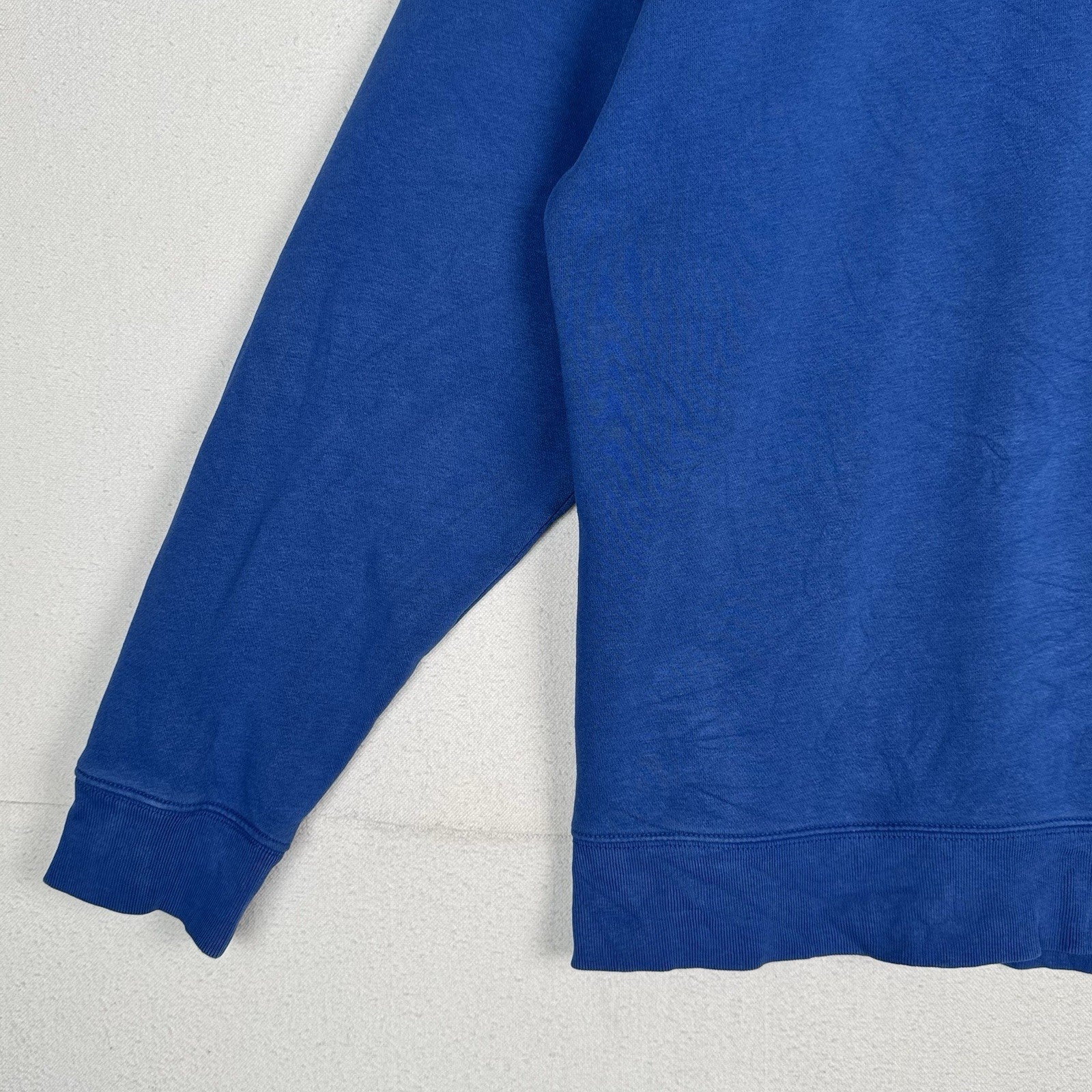 Vintage Gap Sweatshirt Men’s Imperial Blue Crewneck Spell Out Fleece Large