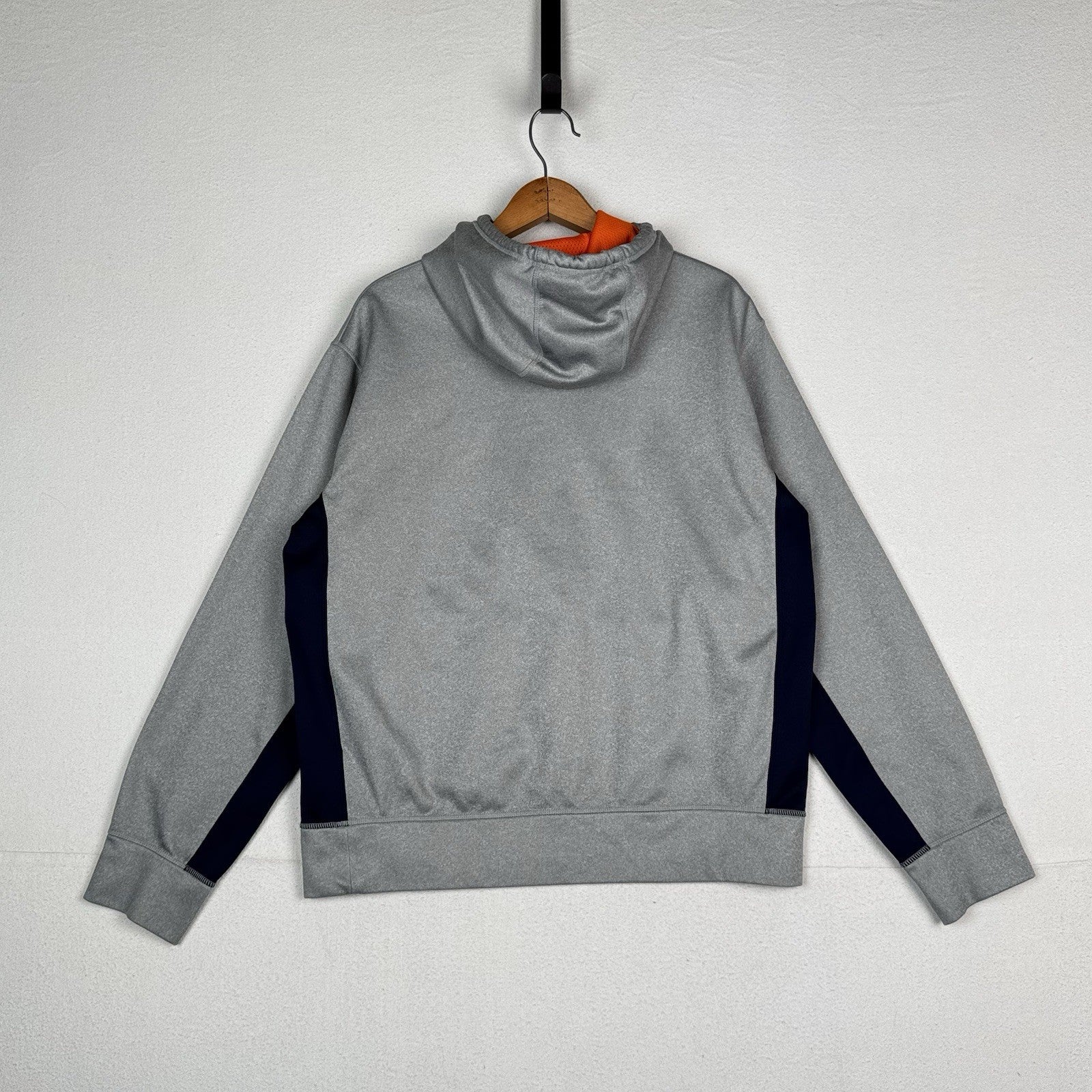 Ralph Lauren Polo Sport Hooded Gray Fleece Sweatshirt Mens Large