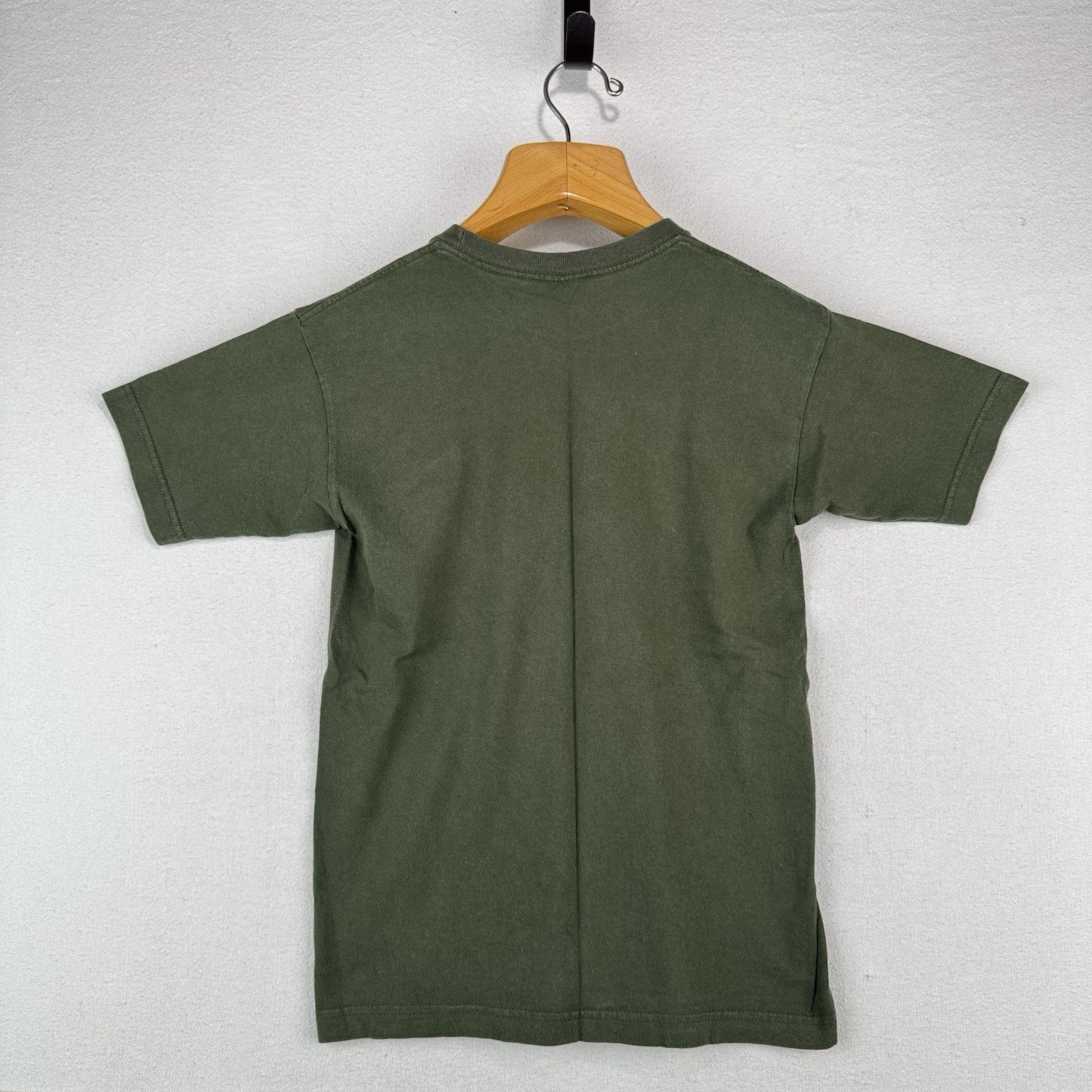 90’s Vtg Bayside True American T-Shirt Men’s S Green USMC Military Marine