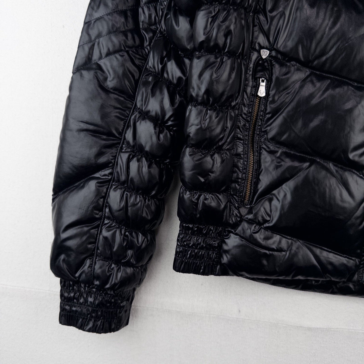 Rossignol Glossy Down Puffer Ski Jacket Women’s Large Quilted Black