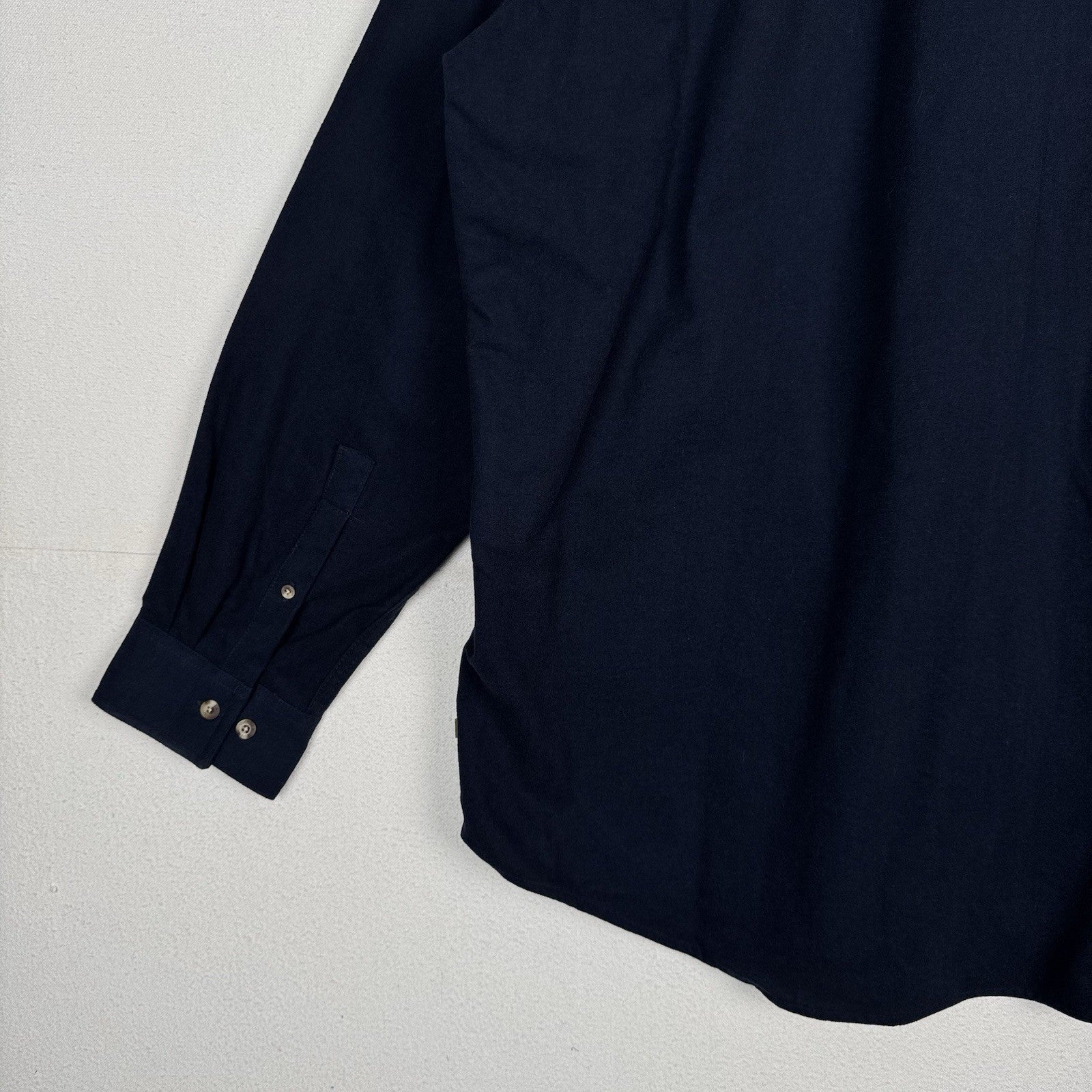 Gander Mountain Flannel Shirt Men’s Chamois Heavyweight Navy Blue 2XLT Tall