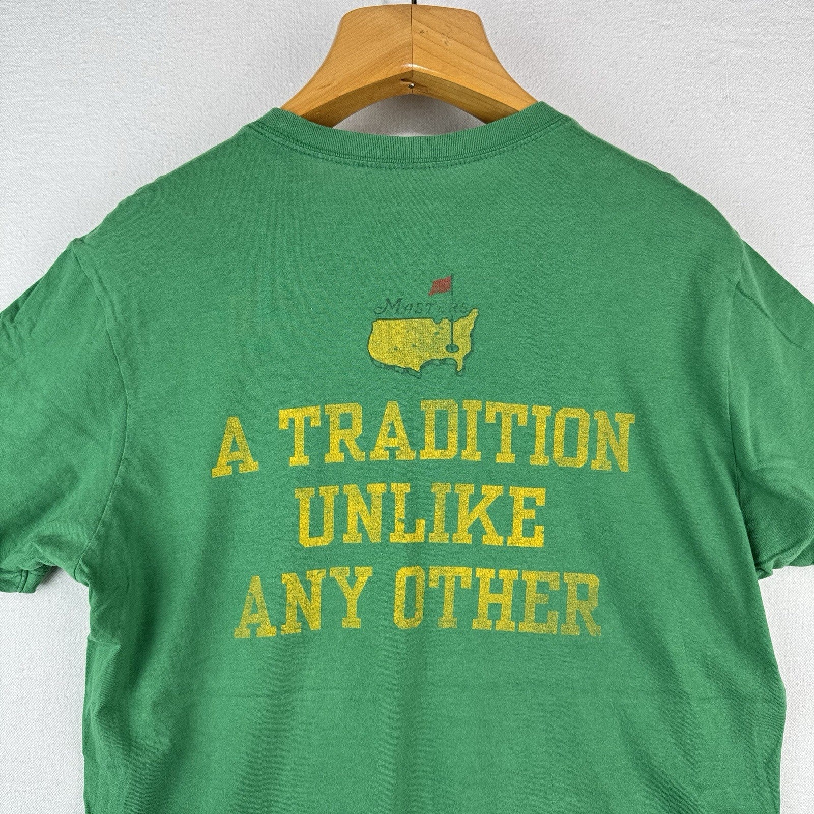 Augusta National Masters Tournament T Shirt Green Size Small