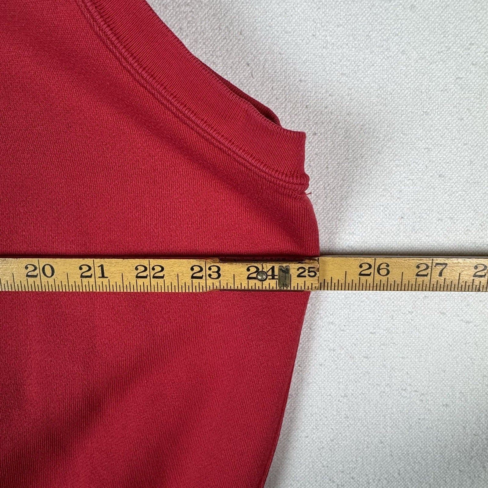 Polo Ralph Lauren Sweater Vest Men's L Red Sleeveless Double Stripe V-Neck Golf