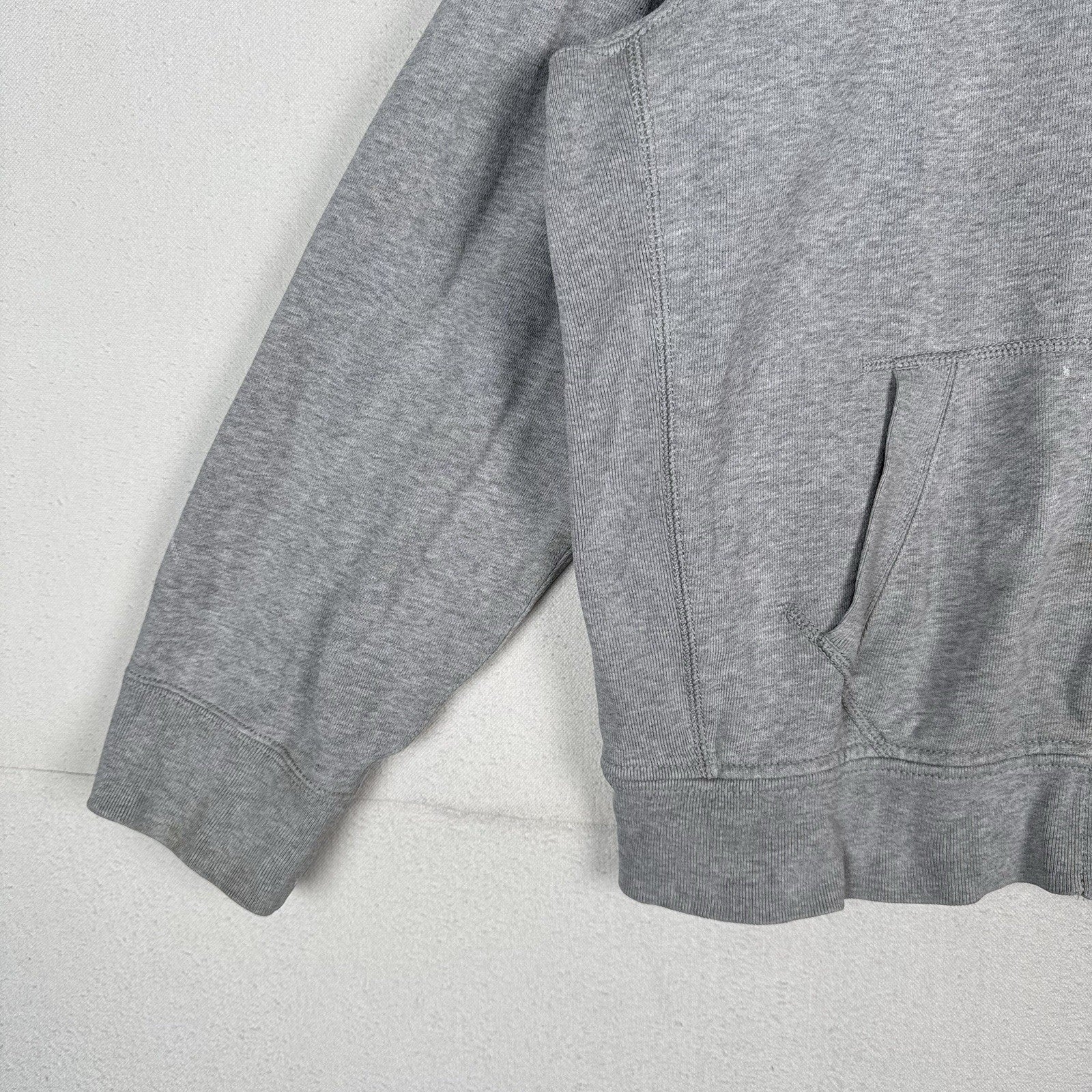 Vtg Polo Ralph Lauren Thermal Hoodie Men’s 2XL Full Zip Gray Sweatshirt *Read