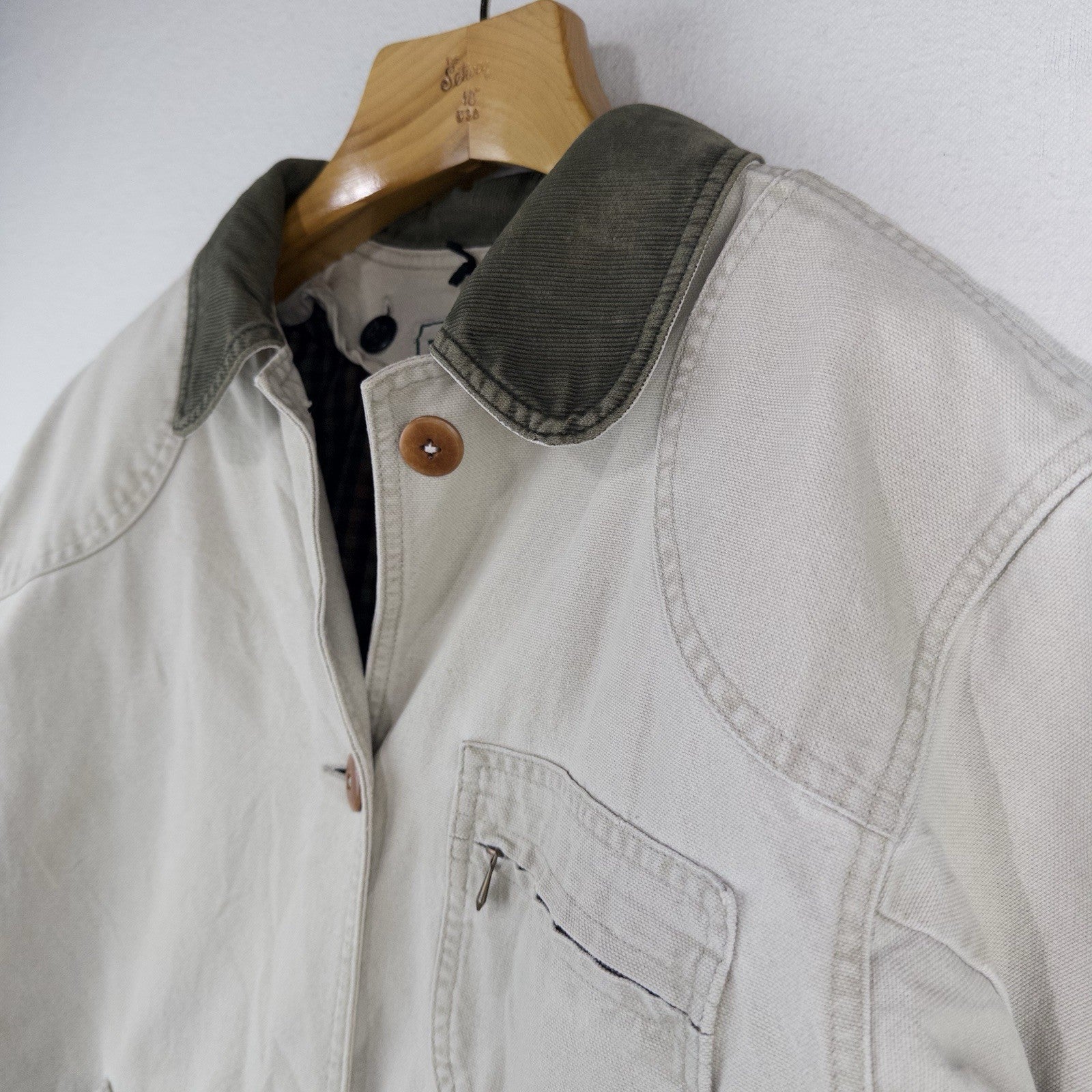 80’s Vtg LL Bean Unisex M (44) Duck Canvas Field Chore Coat Jacket Wool Liner
