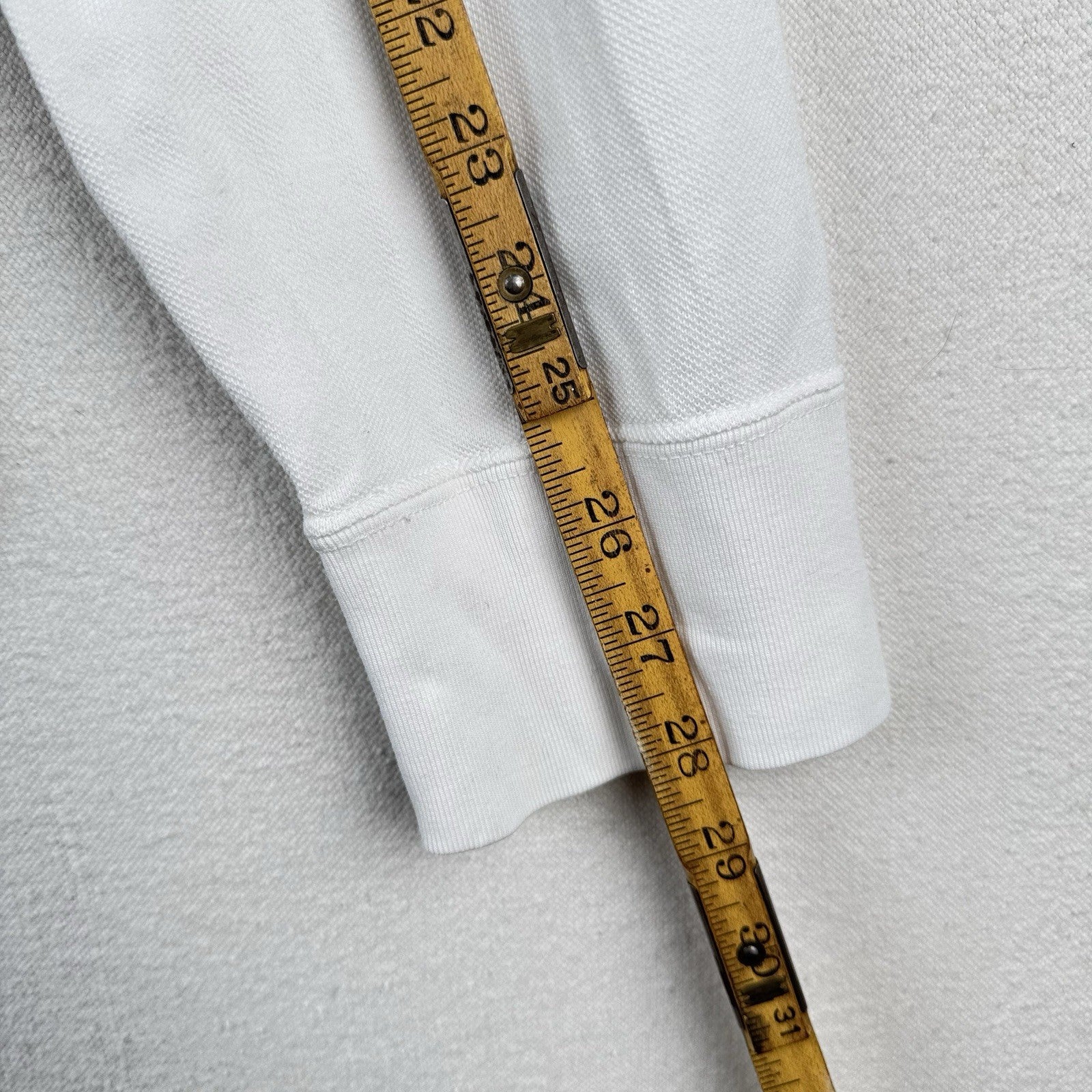 90’s Vtg Polo Ralph Lauren Men’s 2XL Cardigan Sweater White Lightweight Cotton