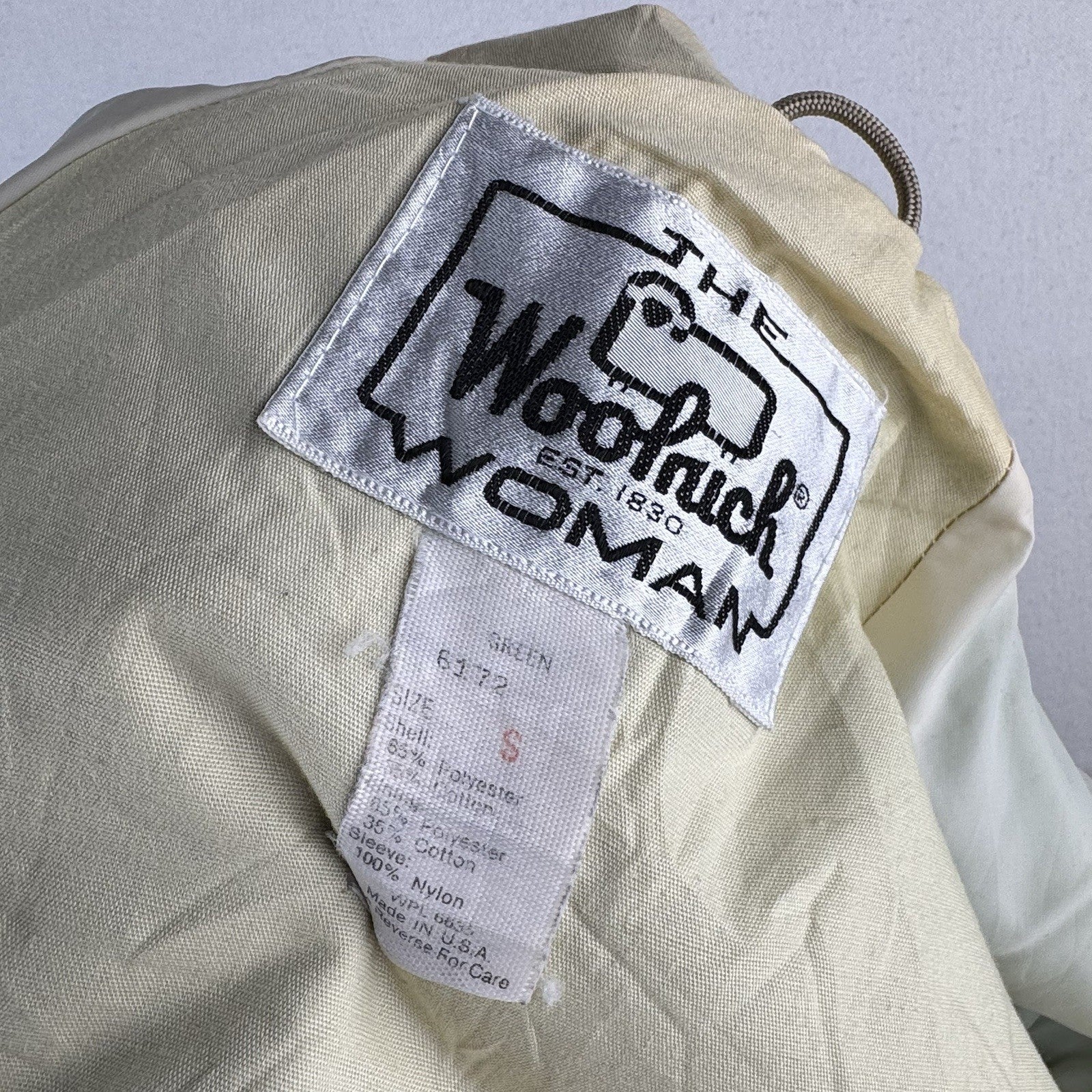 70’s Vintage Woolrich Women’s Small Mountain Parka Kelly Green Made In USA