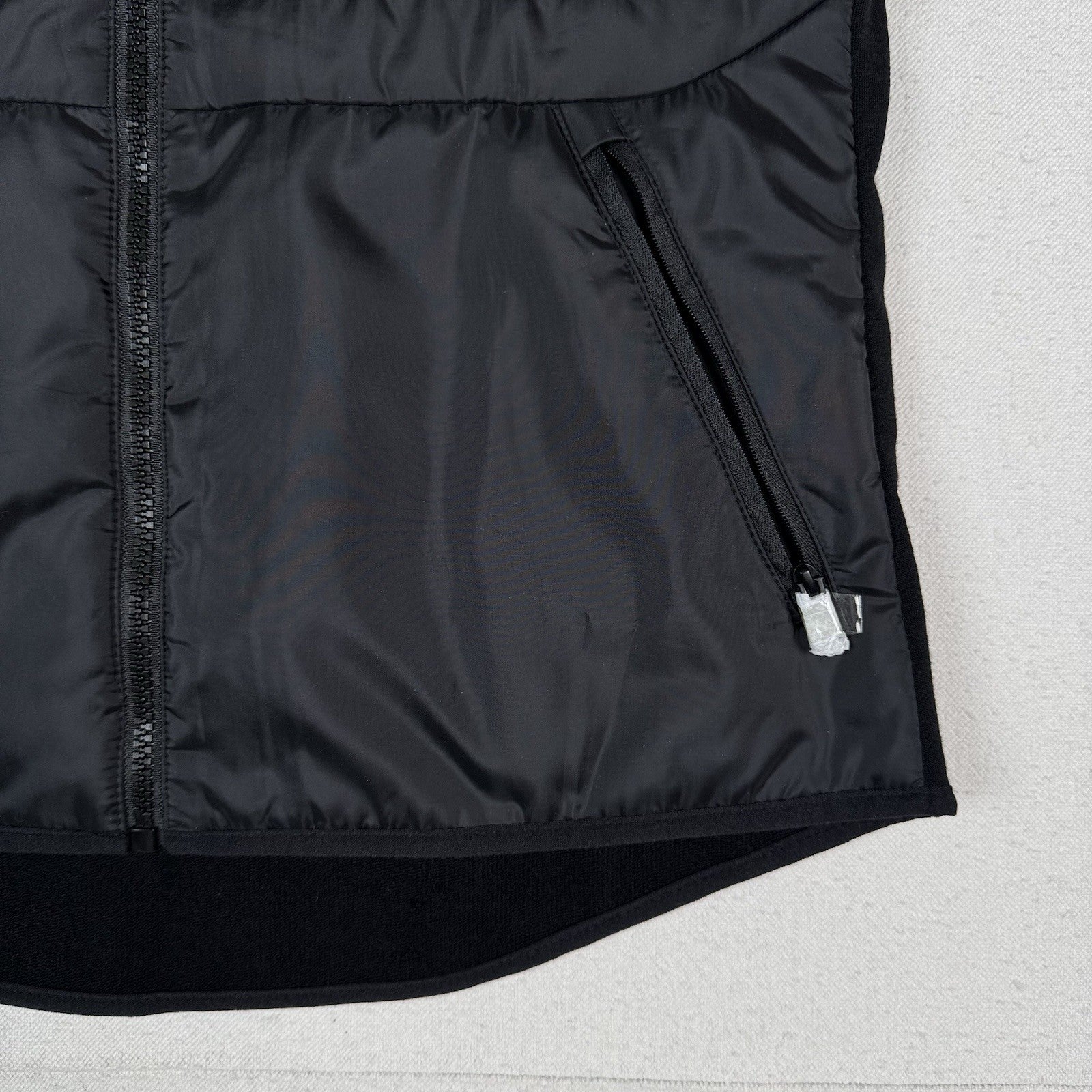 RLX Ralph Lauren Vest Women S Full Zip Cool Wool Performance Black Puffer NWOT