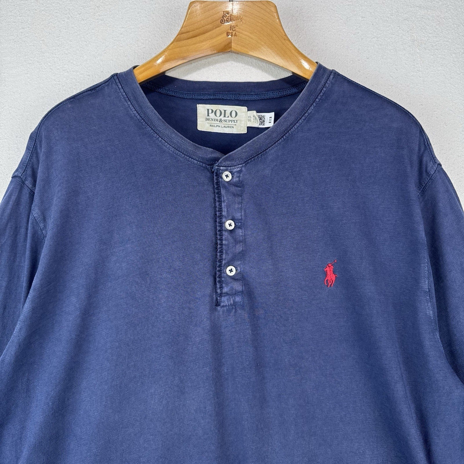 Polo Ralph Lauren Denim Supply Slub Jersey Henley Shirt Men’s XL