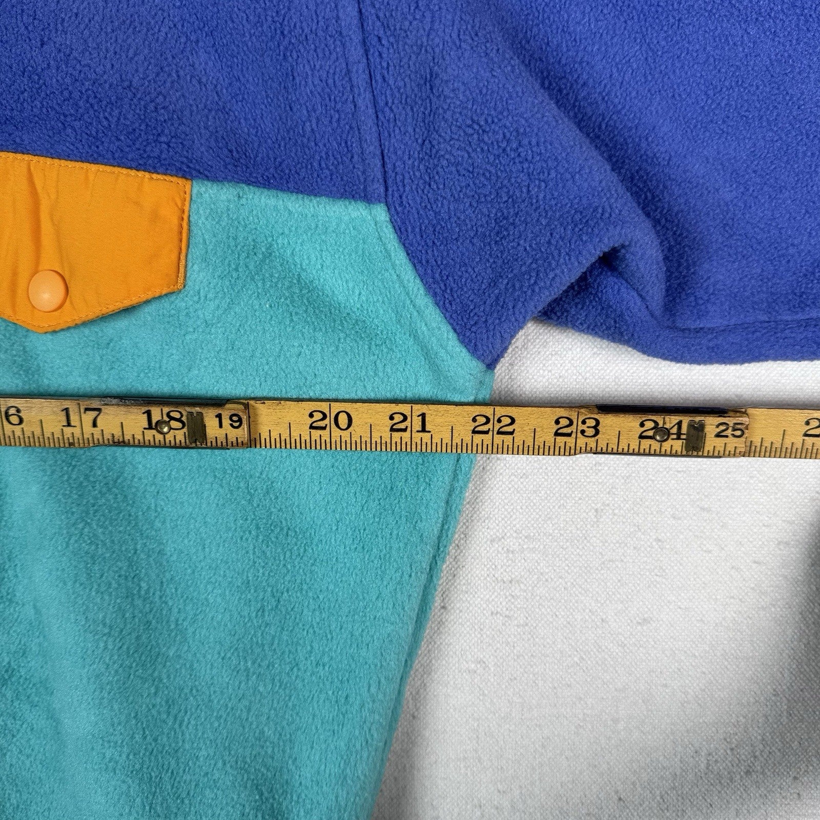 Patagonia Lightweight Synchilla Snap-T Fleece Pullover Men M Aqua Turquoise