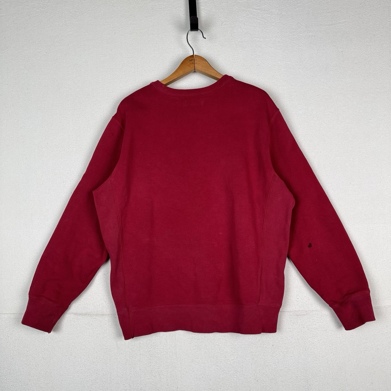 Vintage 90’s Polo Ralph Lauren Men’s Large Red Crewneck Sweatshirt *Read