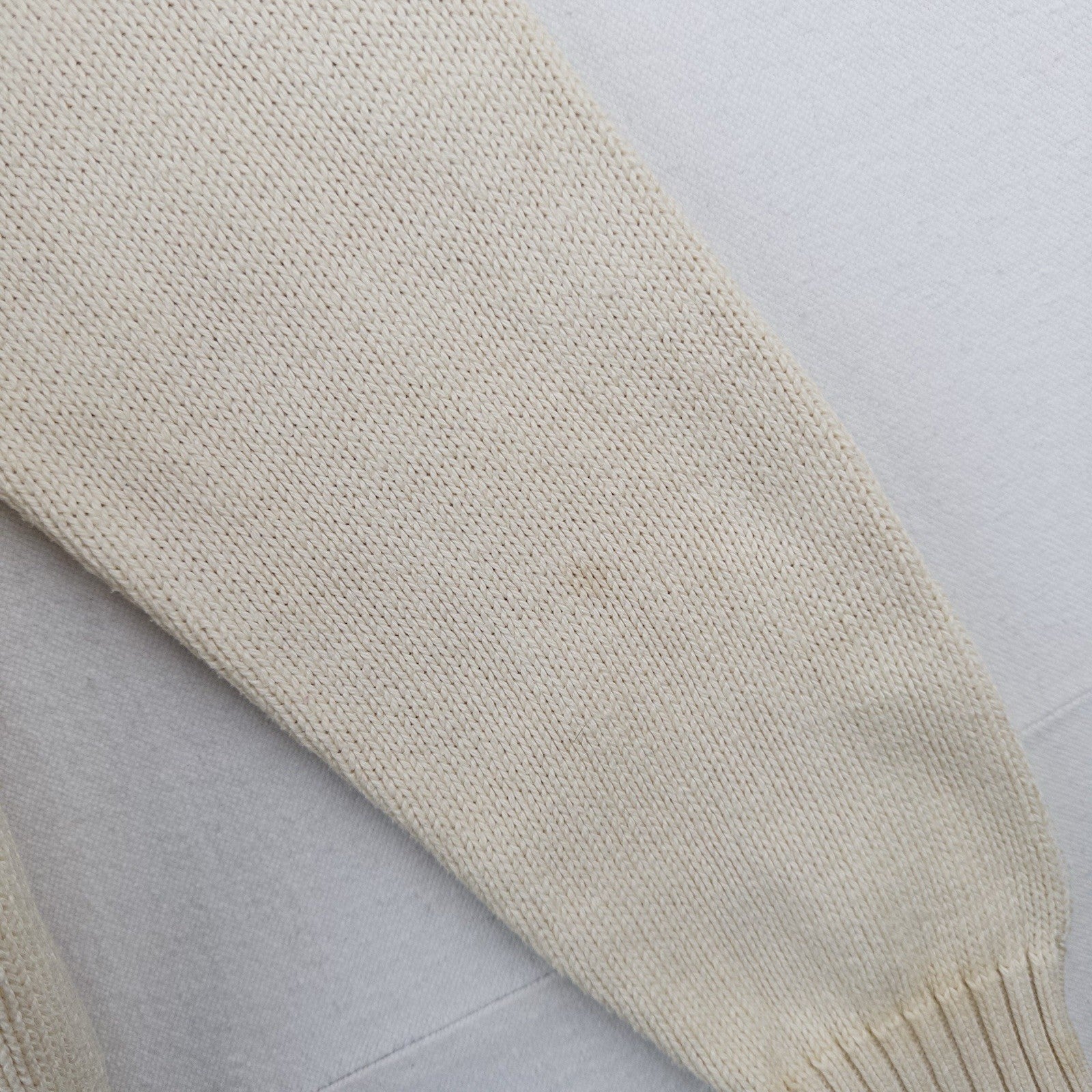 90’s Vtg Polo Ralph Lauren Knit Sweater Mens XL Cream Beige Pima Cotton Crewneck