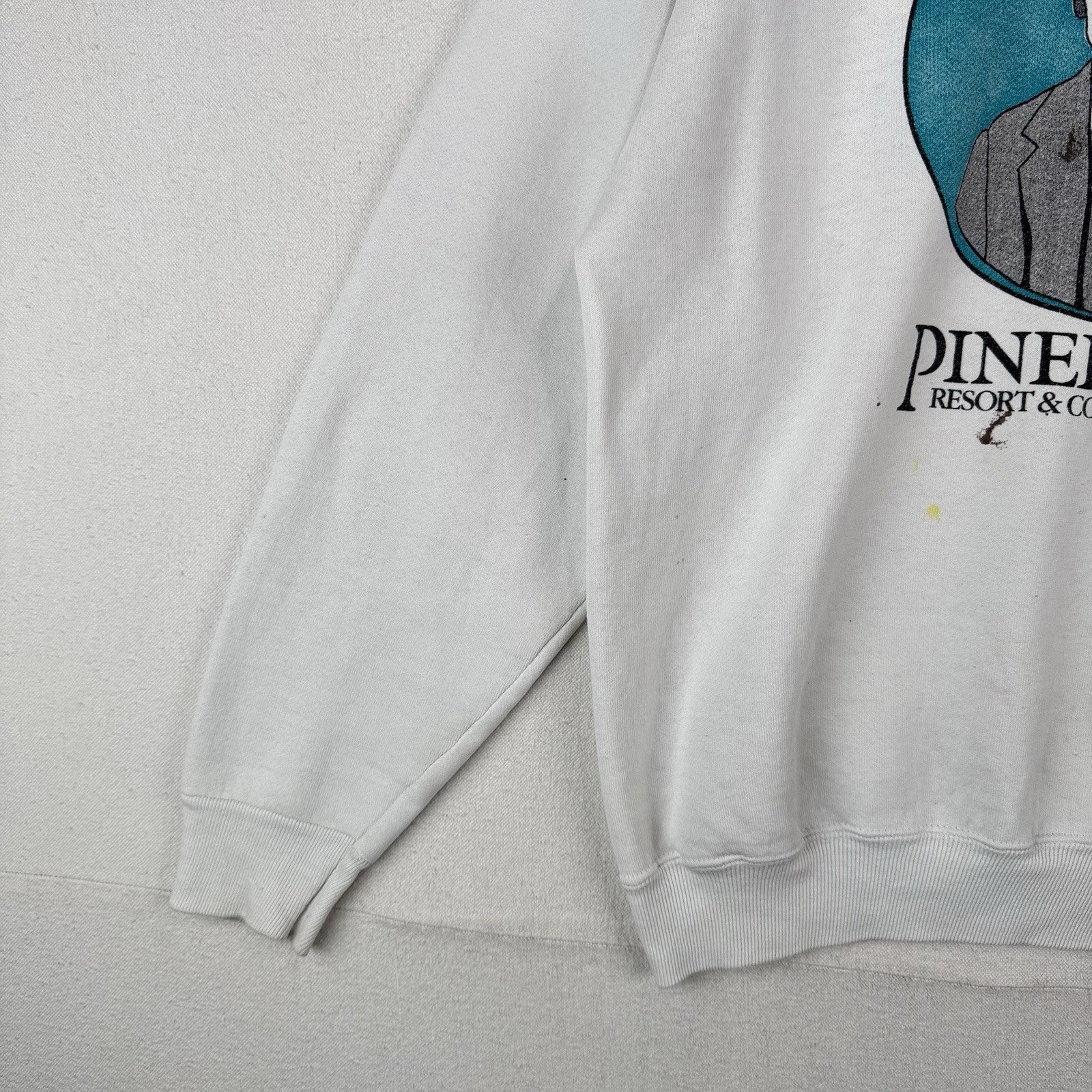 80’s Vtg Pinehurst Resort & CC Men’s L Sweatshirt Donald Ross No. 2 USA *Read