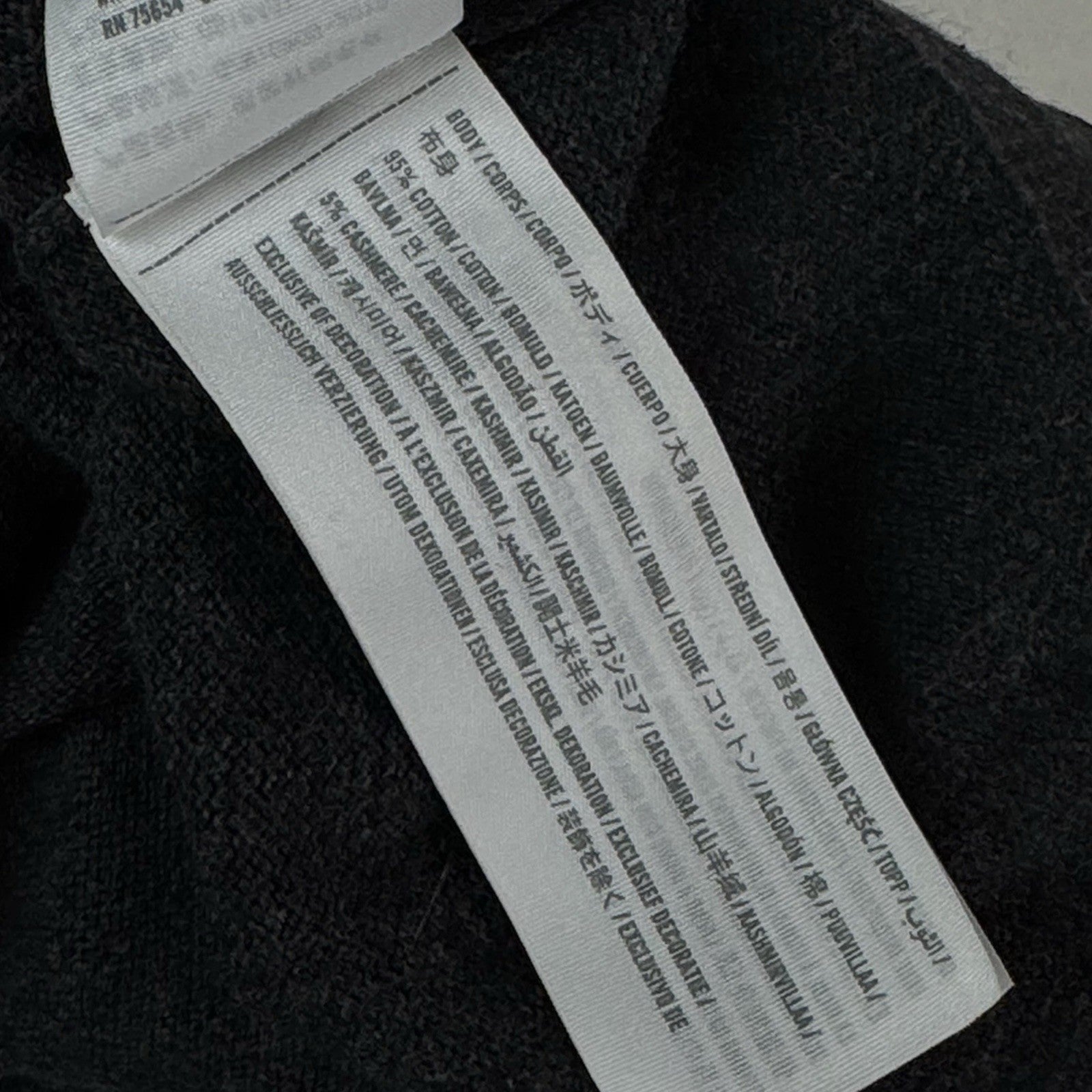 A&F Abercrombie & Fitch Women’s Gray Soft Cotton Cashmere Crew Neck Sweater M