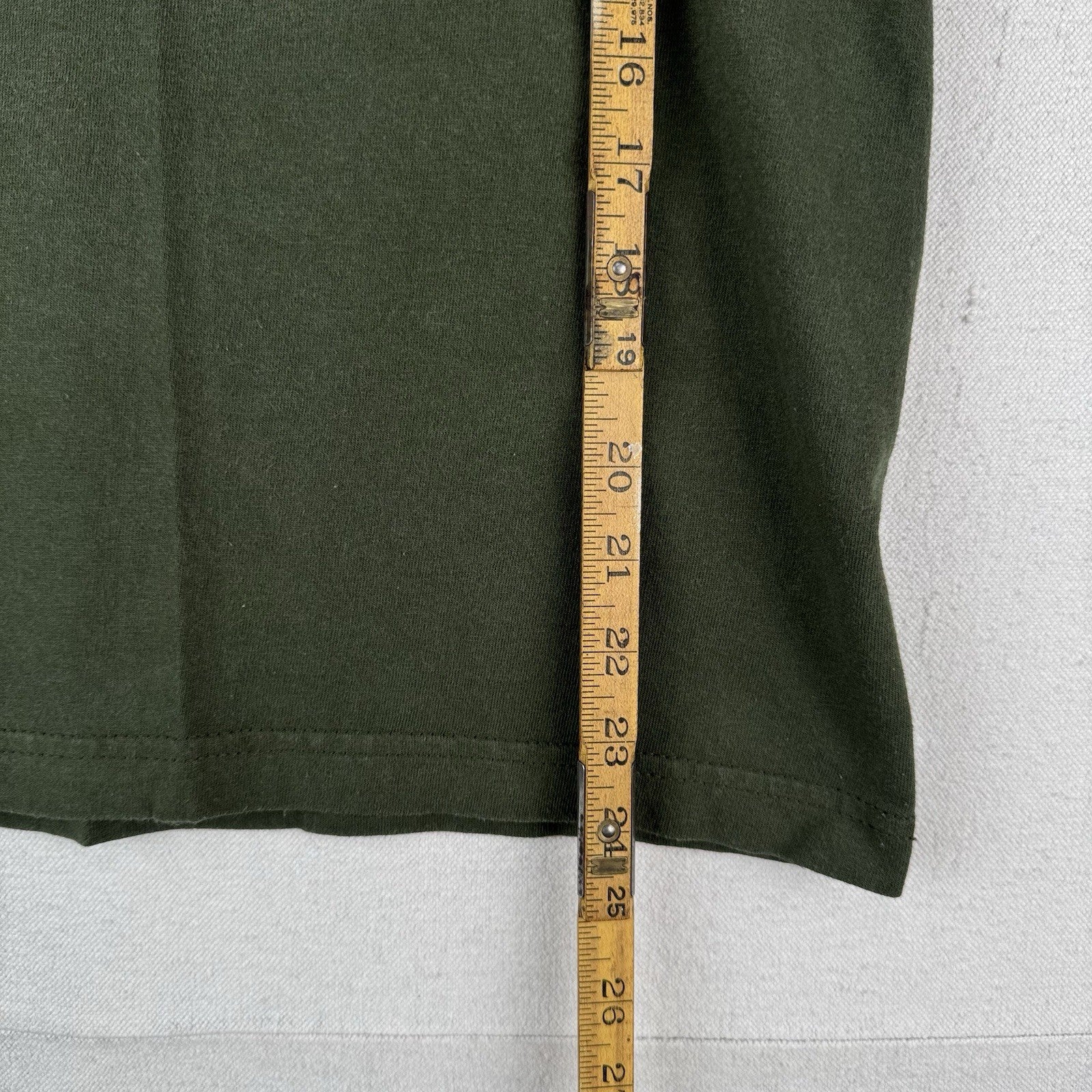 90’s Vtg Bayside True American T-Shirt Men’s S Green USMC Military Marine