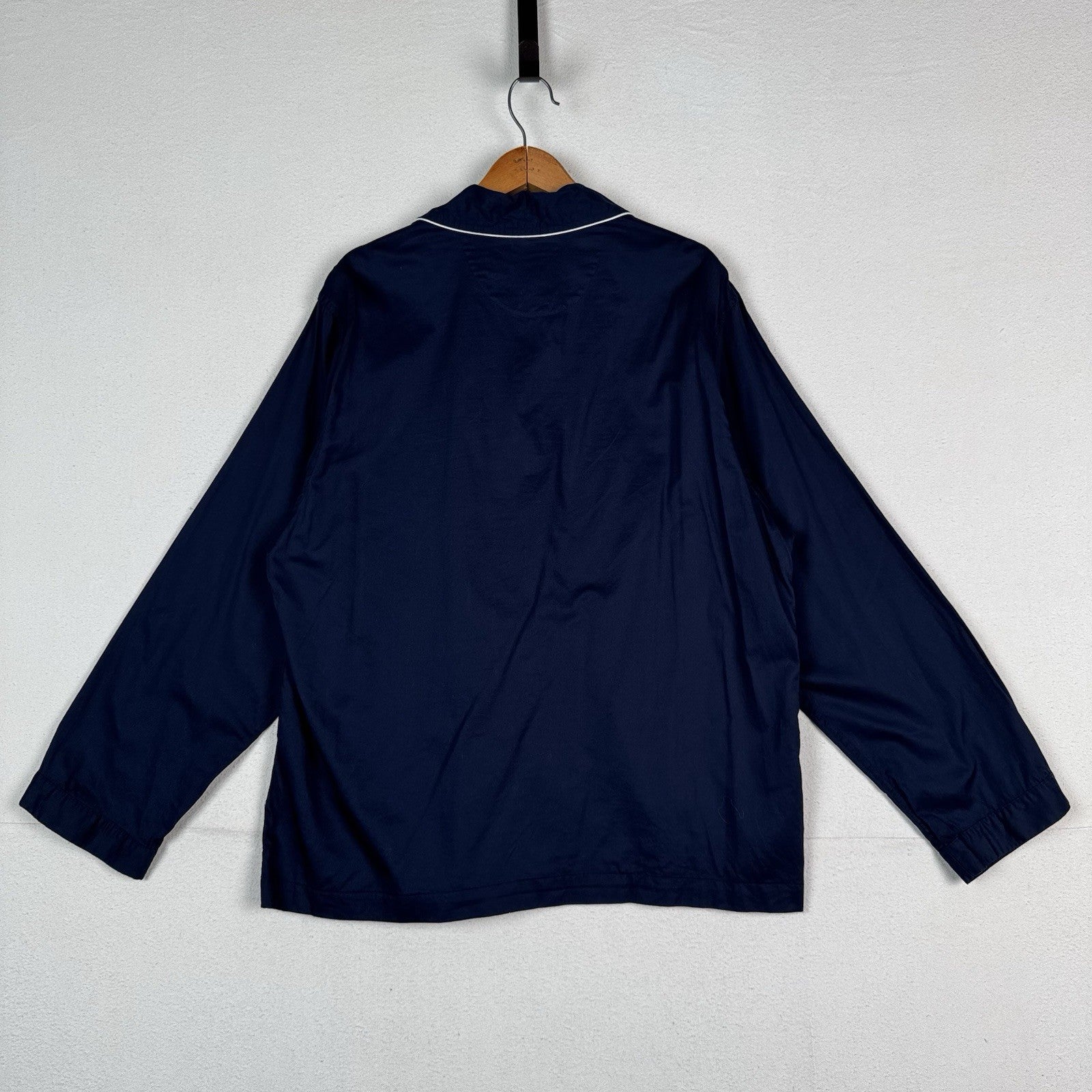 Polo Ralph Lauren Men's Large Pajama Lounge Set Long Sleeve 100% Cotton Blue