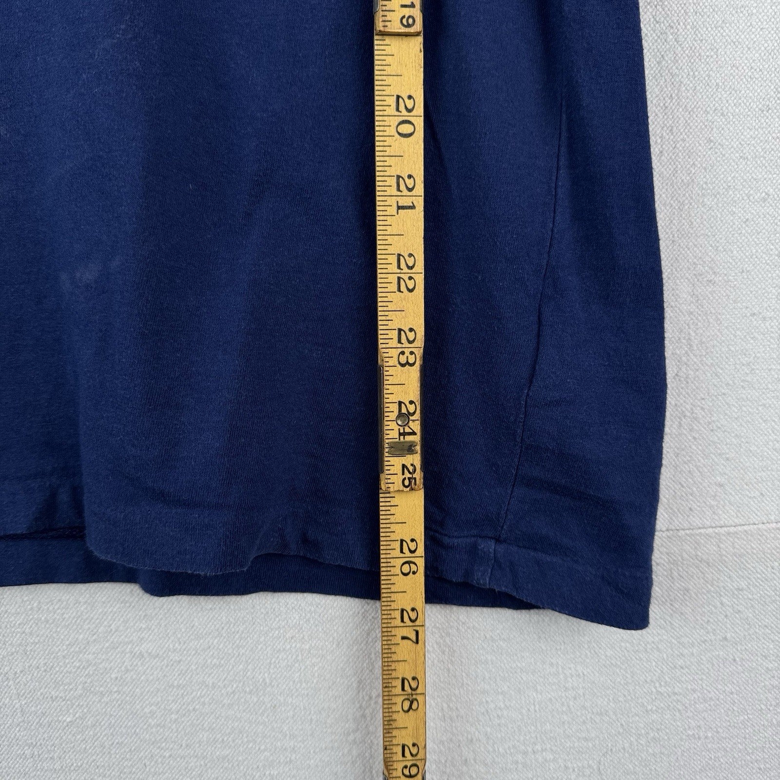 Polo Ralph Lauren Youth Large Blue Raglan Baseball Tee T-Shirt Fits Women Small