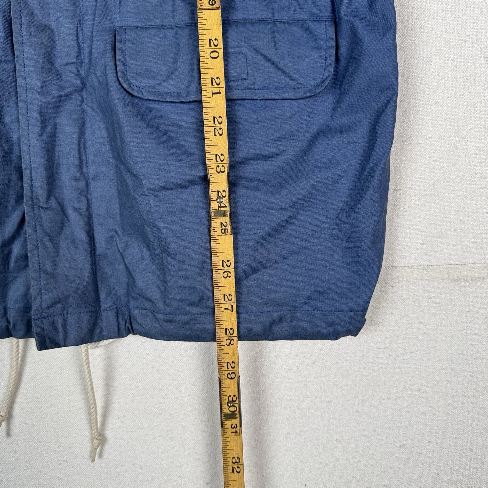 Vintage 80’s 90’s Ralph Lauren Military M-51 Jacket Mens XL Blue Cotton