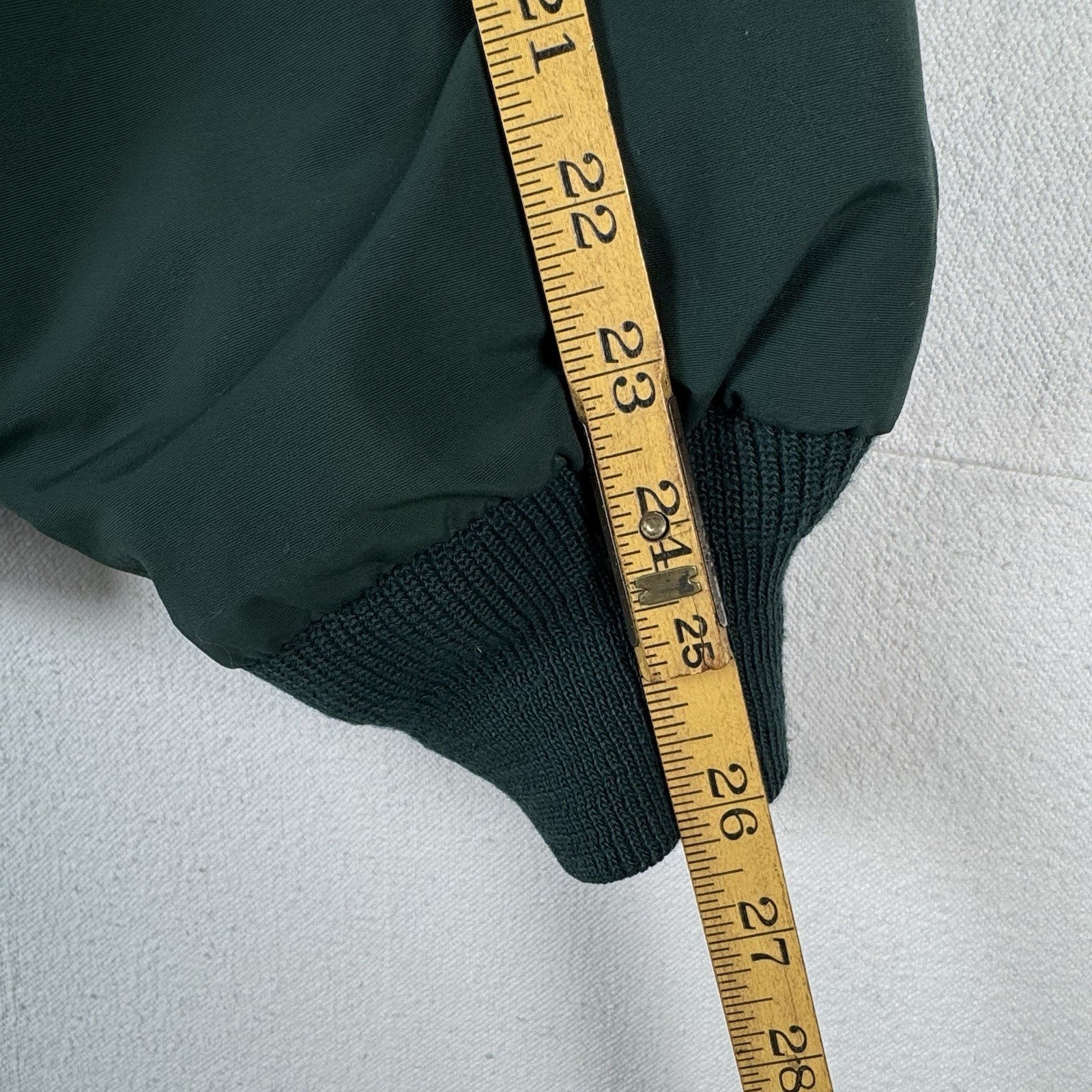 Vintage Lands End Men’s XL Hunter Green Squall Jacket Fleece Lined Jacket