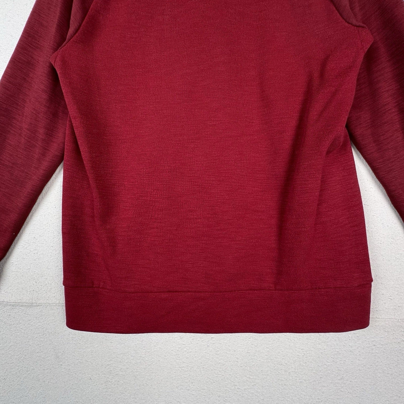 Nike Sportswear Optic Crew Pullover Sweatshirt Men’s Small Red 928465-677 Pocket