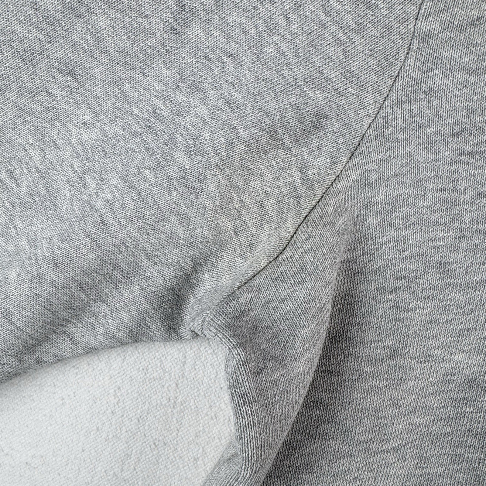 90s Vintage Polo Ralph Lauren Mens Large Henley Sweatshirt Gray *Distressed