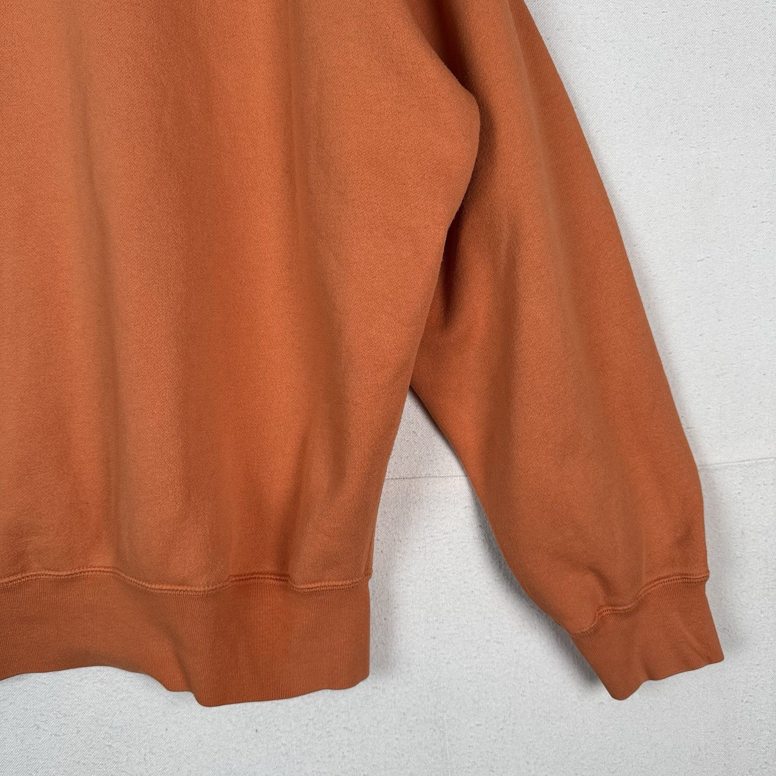Vintage 90s Polo Ralph Lauren Sweater Fleece Men's XL Orange Crewneck