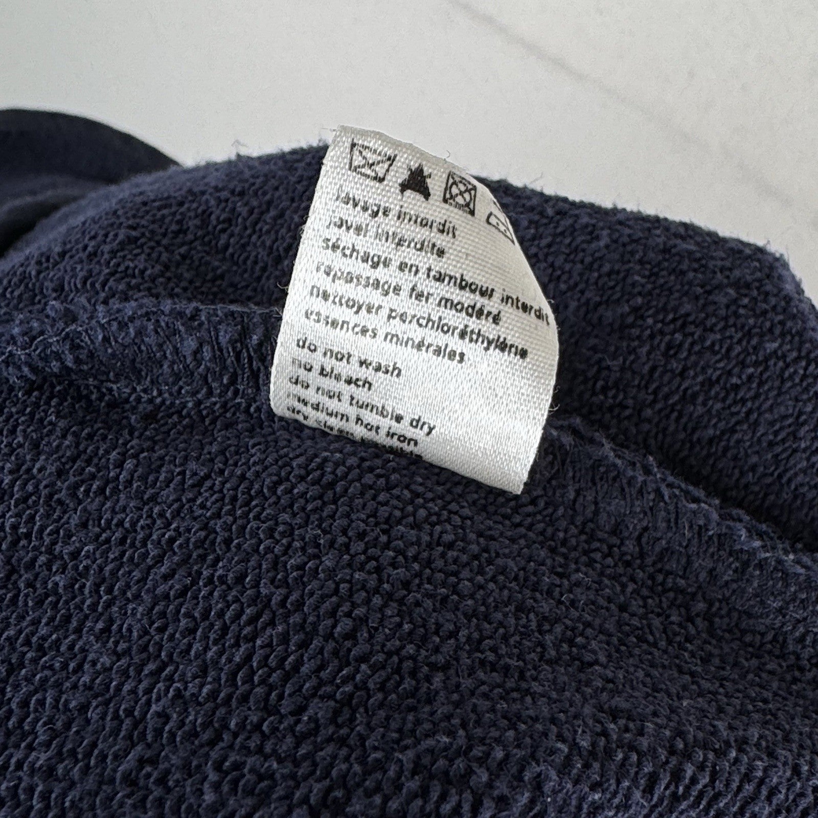 Lacoste Jacket Women’s Double Breasted Navy Canvas Peacoat 100% Cotton Size 42