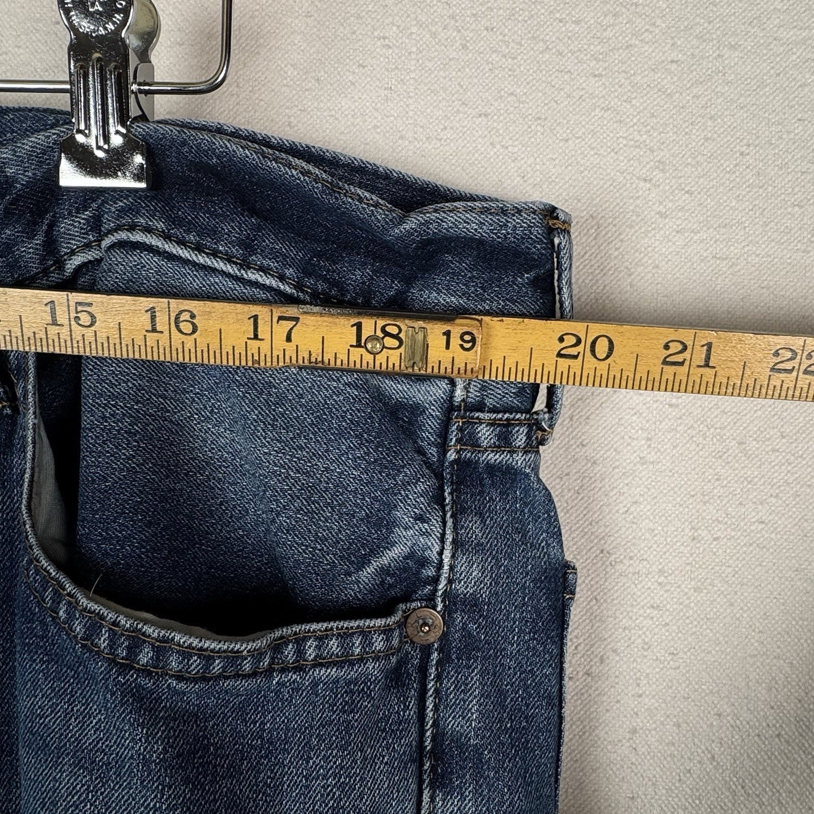 Polo Ralph Lauren Varick Jeans Mens 40x32 Blue Denim Slim Straight Leg Pants