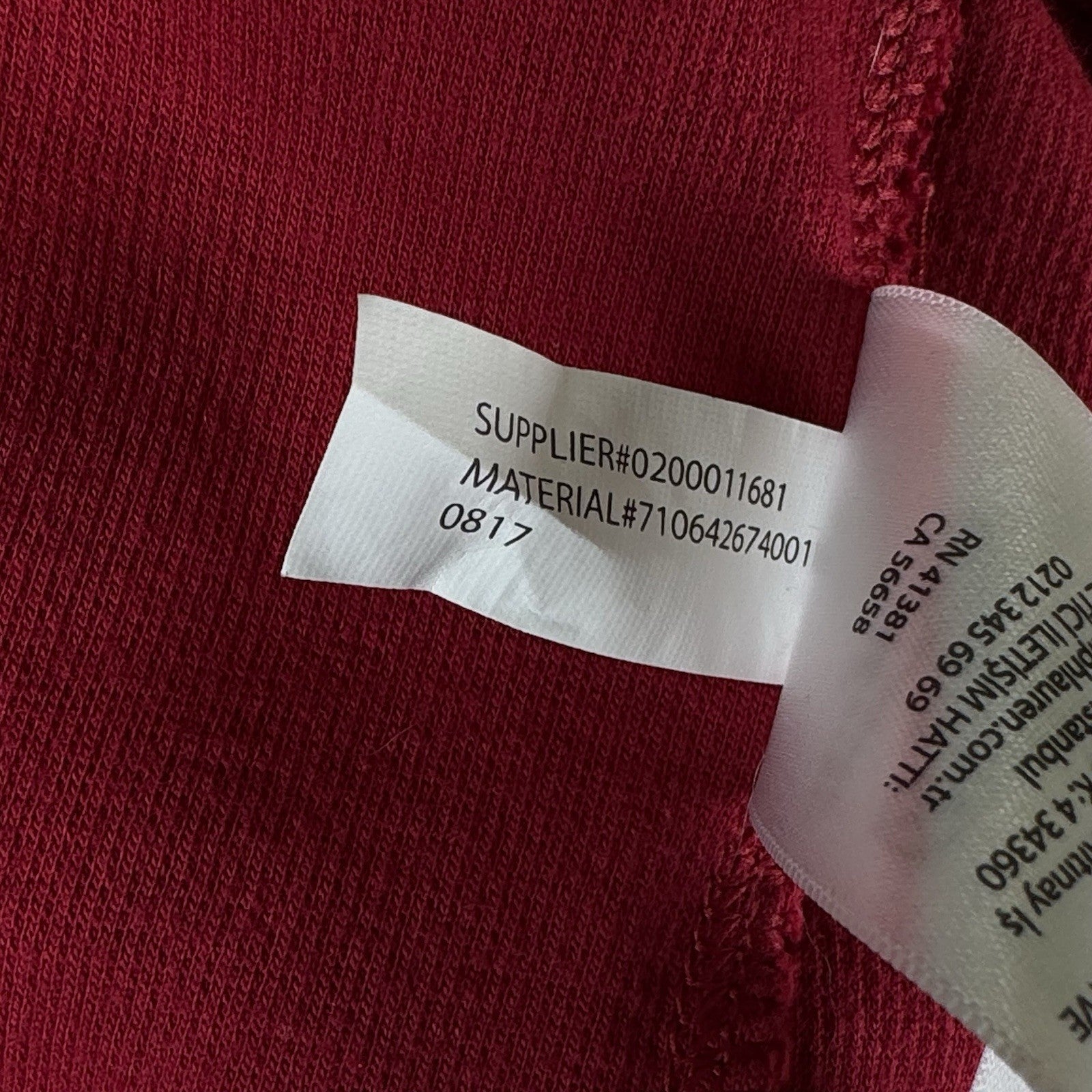 Polo Ralph Lauren Sweater Vest Zip Up Red 100% Cotton Men’s XL