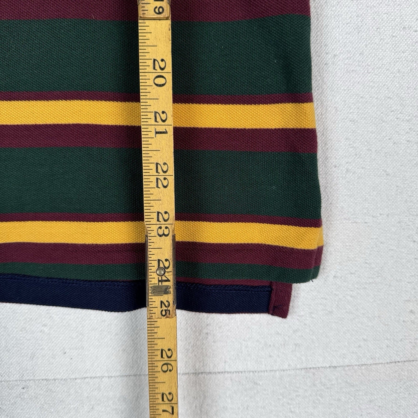 Polo Ralph Lauren Varsity Pennant Polo Shirt Boys L 14-16 Yacht 1967 Rugby