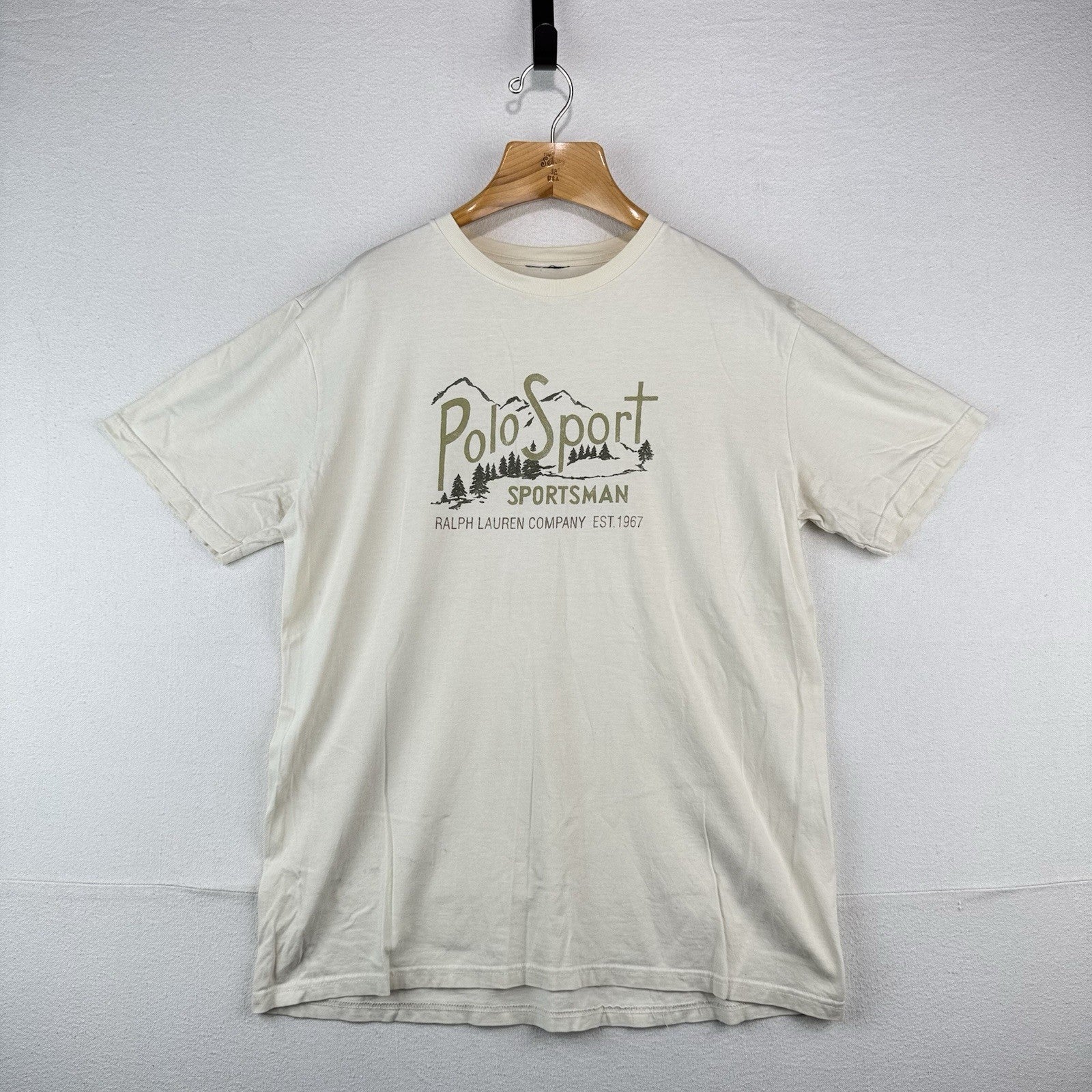Vintage Polo Sport Ralph Lauren Sportsman Mountain T-shirt Men’s L/XL *No Tag