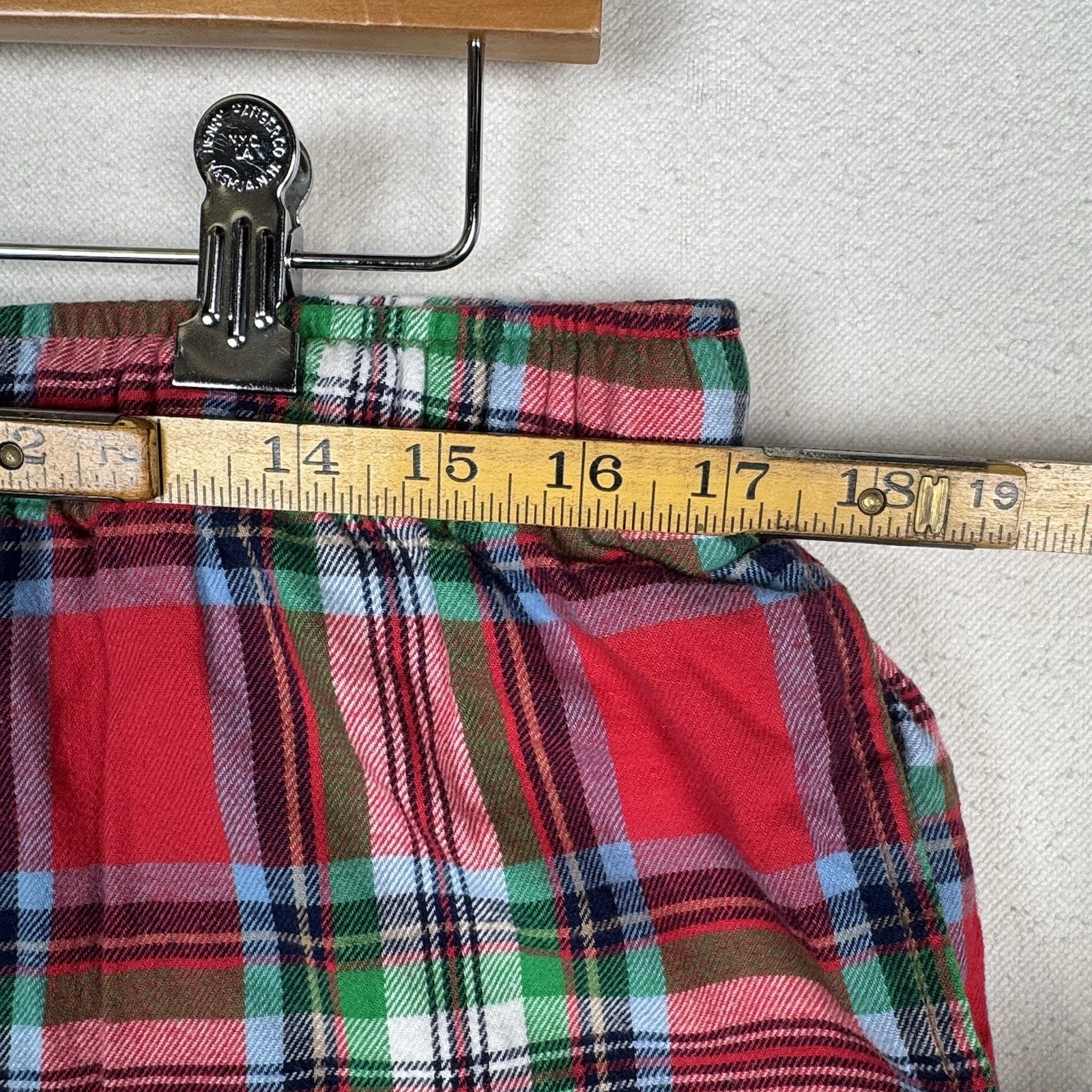 Lands End Men’s L 36-38 Colorful Flannel Plaid Lounge Pants NWOT