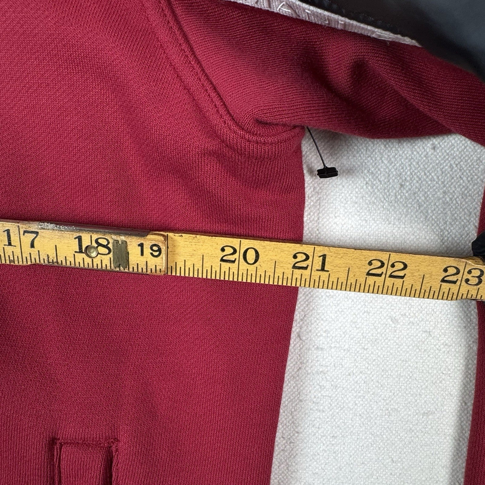 Armani Exchange Maroon Red Black White Bomber Jacket Men’s Large
