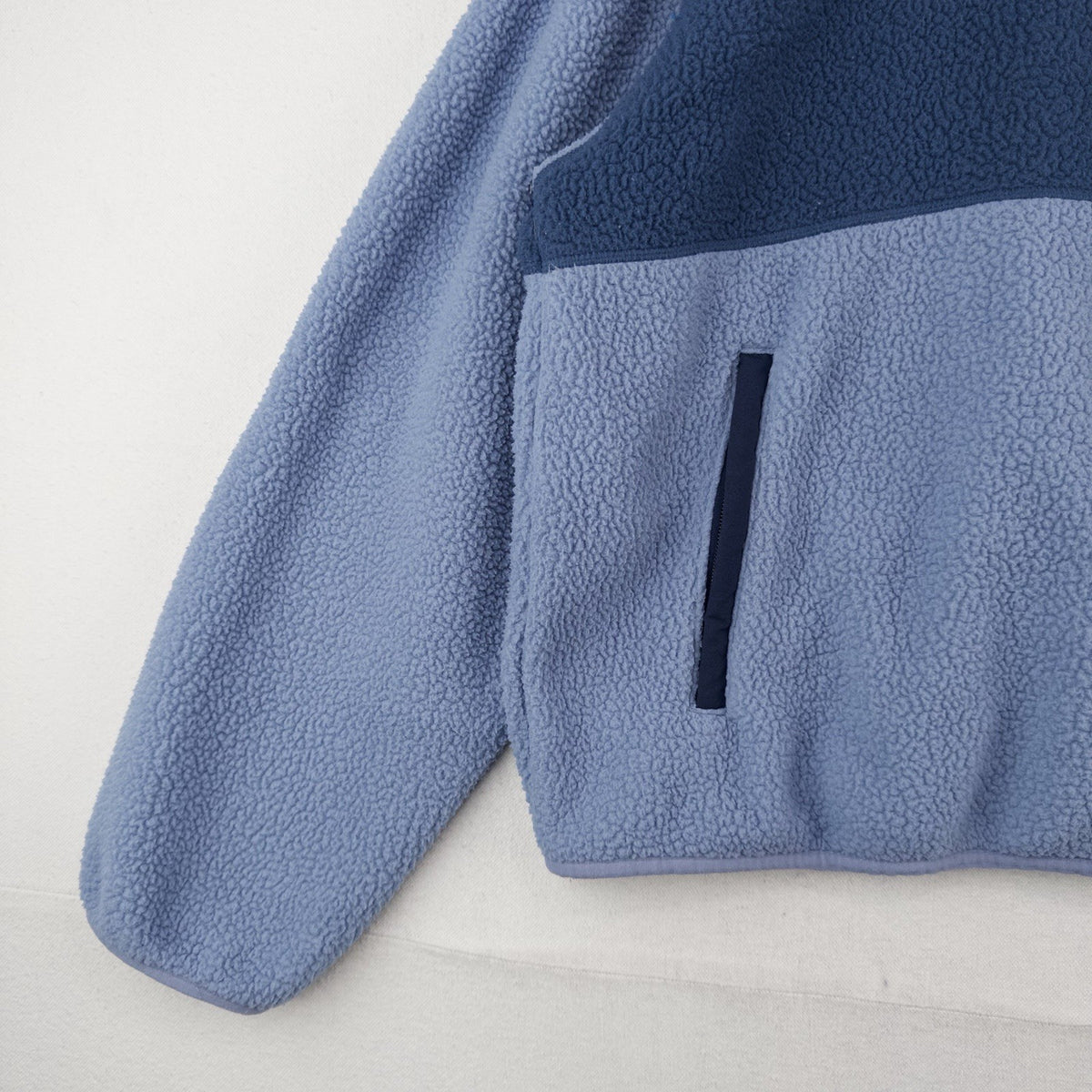 The North Face Cragmont Fleece Jacket Women's XL Blue Color Block Boxy *Read
