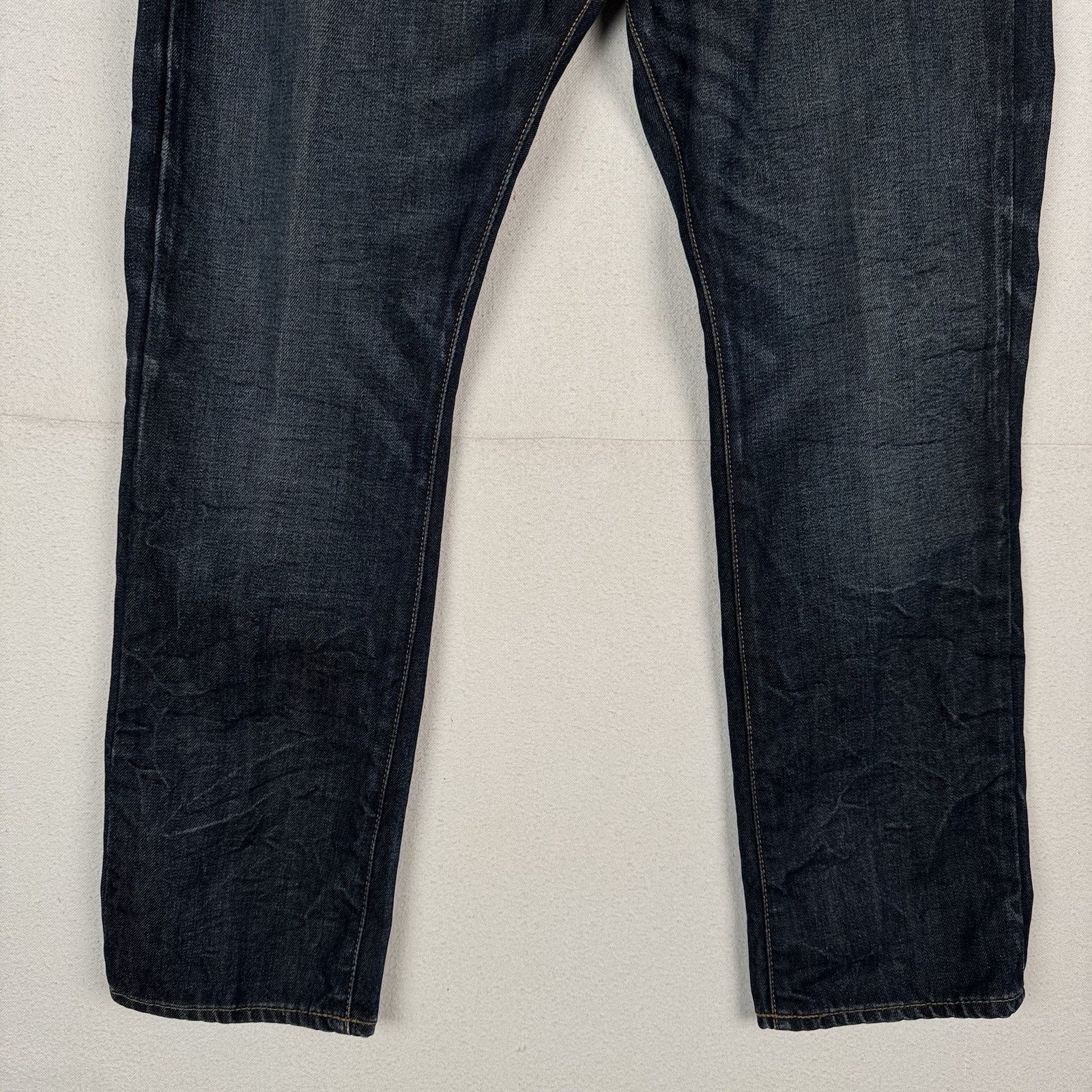 Polo Ralph Lauren 018 Jeans Mens 36x30 Slim Straight Dark Rinse Denim