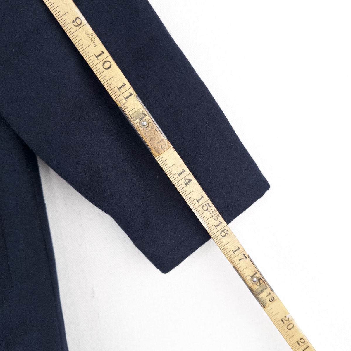 Old Navy Kids Small Navy Blue Wool Blend Peacoat Jacket *Missing Button
