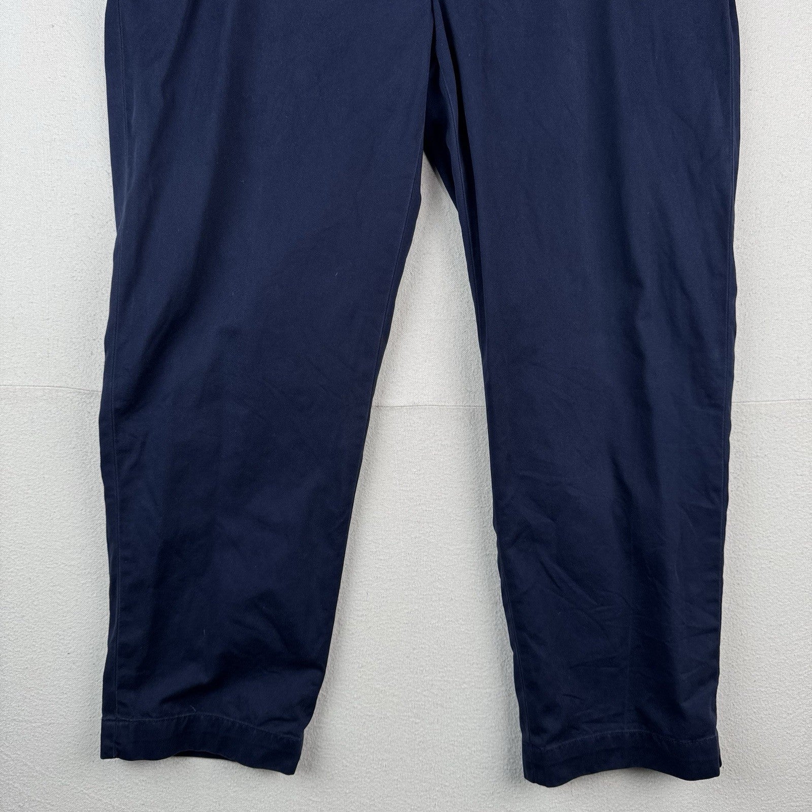 Polo Ralph Lauren Prospect Pant Mens 38x30 Navy Blue Cotton Chino Straight Leg
