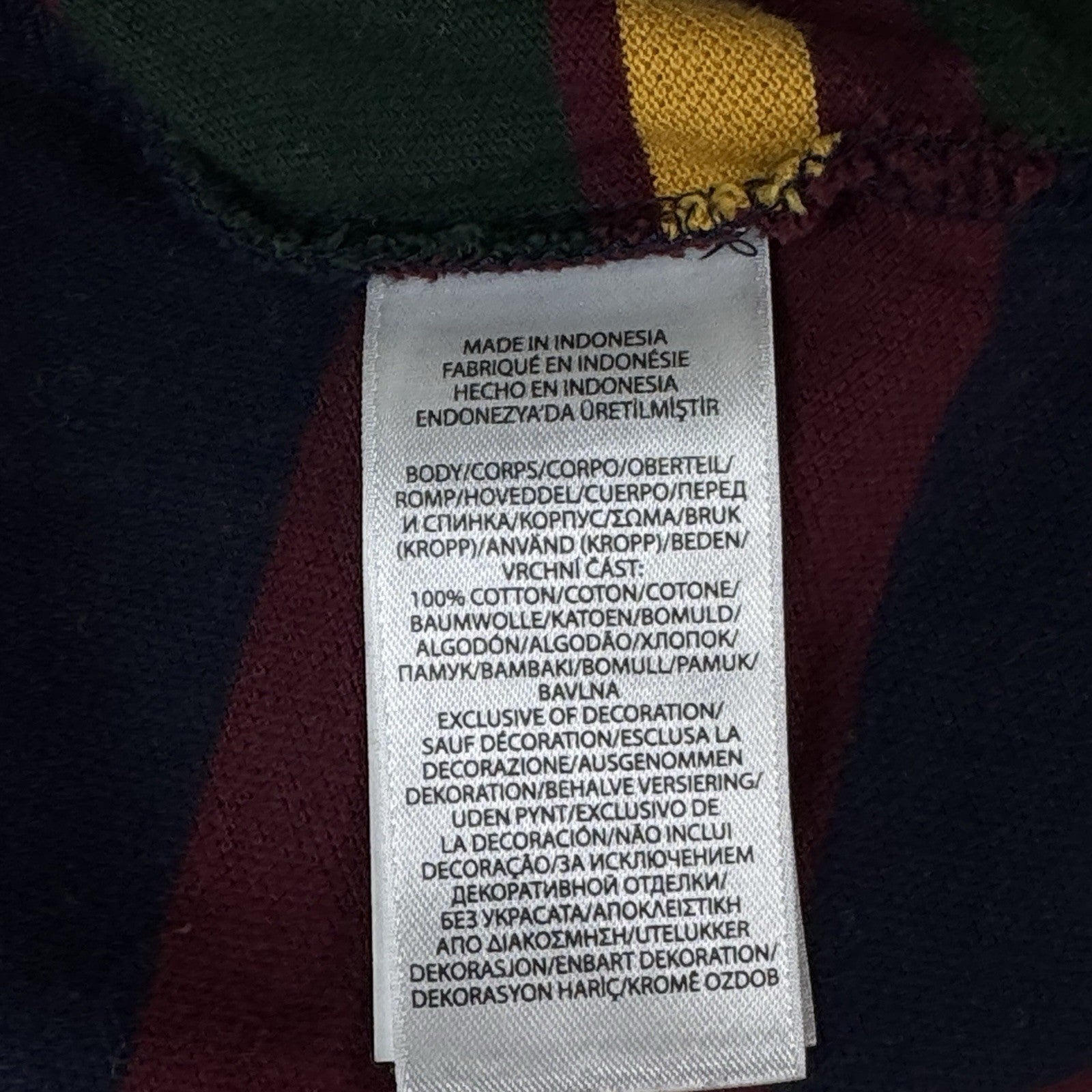 Polo Ralph Lauren Varsity Pennant Polo Shirt Boys L 14-16 Yacht 1967 Rugby