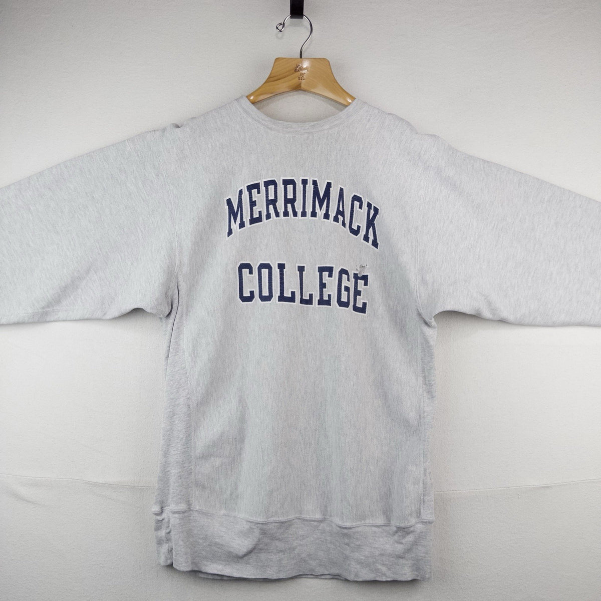 90’s Vtg Merrimack Champion Reverse Weave Sweatshirt XL Crewneck Grey *Read