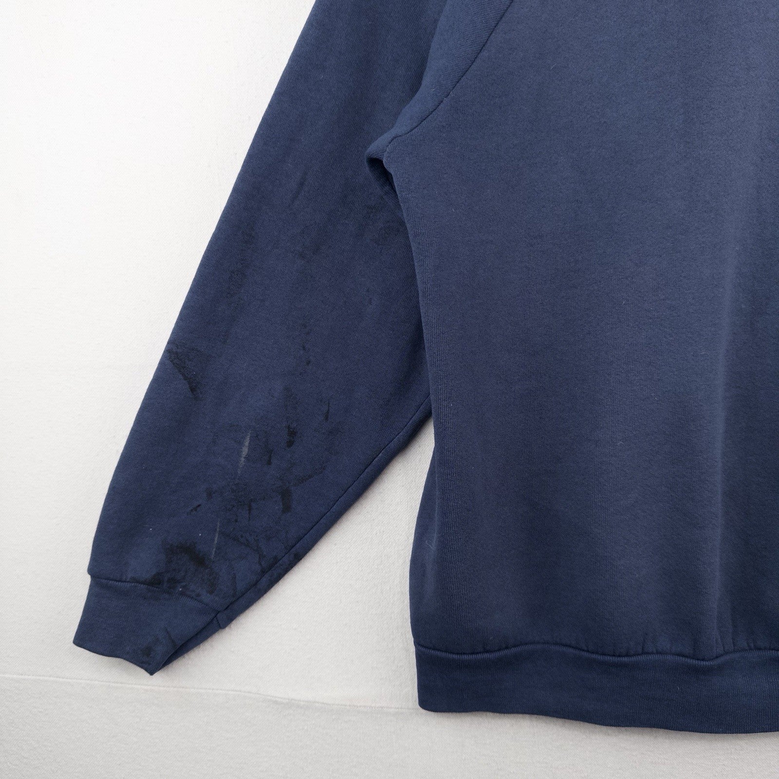 80’s Vtg Oxford University Raglan Crewneck Sweatshirt Men’s Large Blue Made USA
