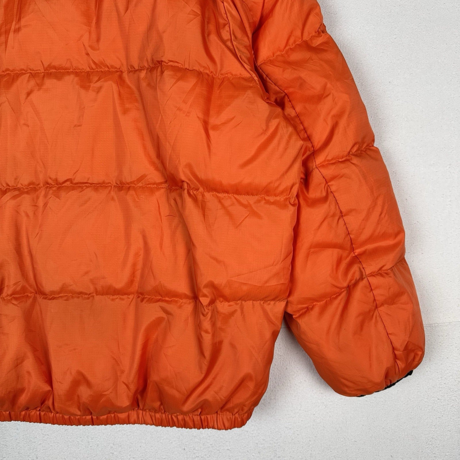 Vtg 90’s Ralph Lauren Polo Jeans Co Puffer Jacket XL Goose Down Outerwear Orange