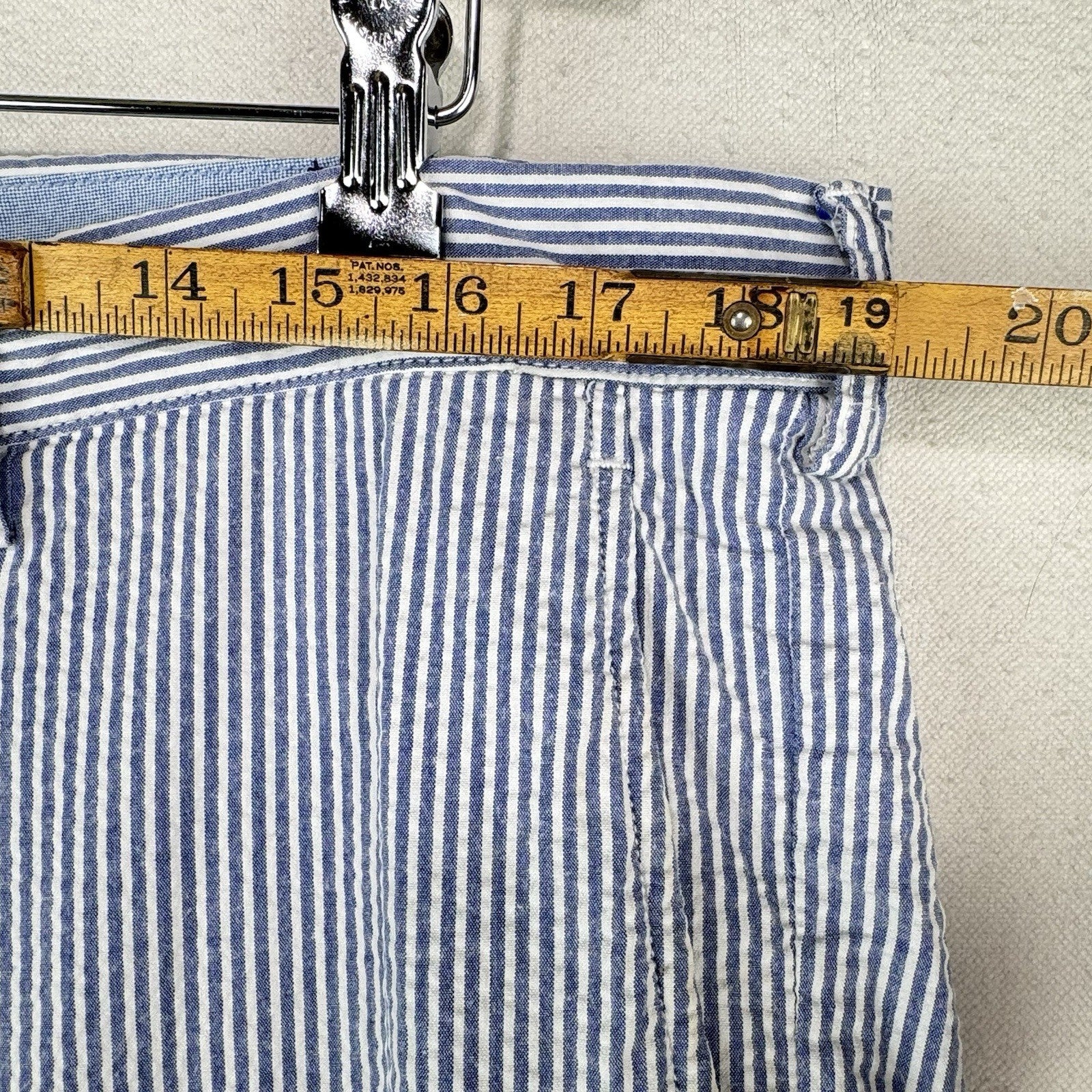 Polo Ralph Lauren Seersucker Stretch Straight Fit Pants 36x30 Flesh Pony *Read