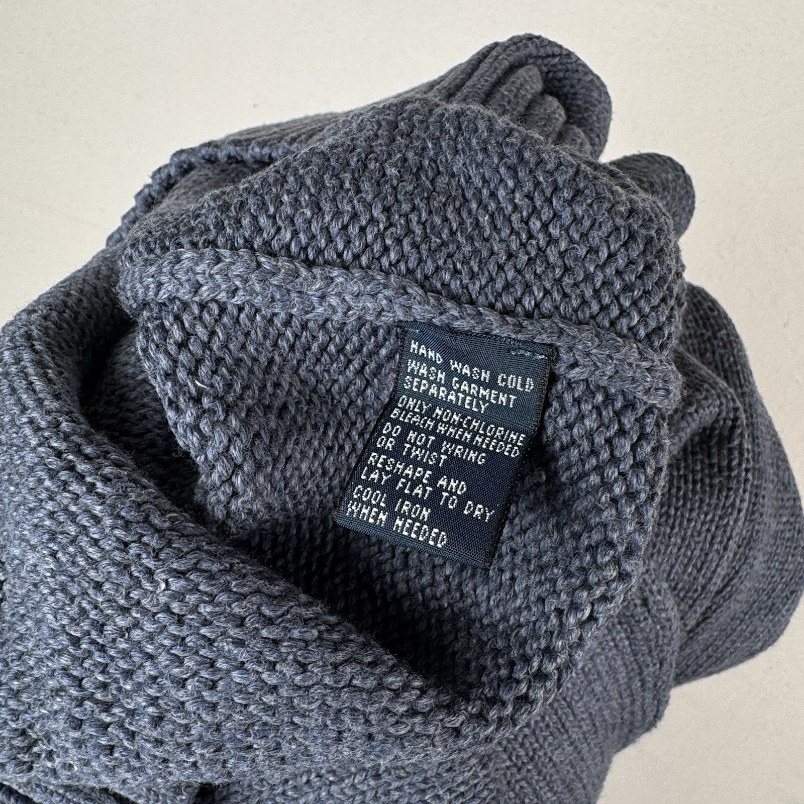 90’s Vintage Polo Ralph Lauren Sweater Men’s XL Light Blue Knit Pullover