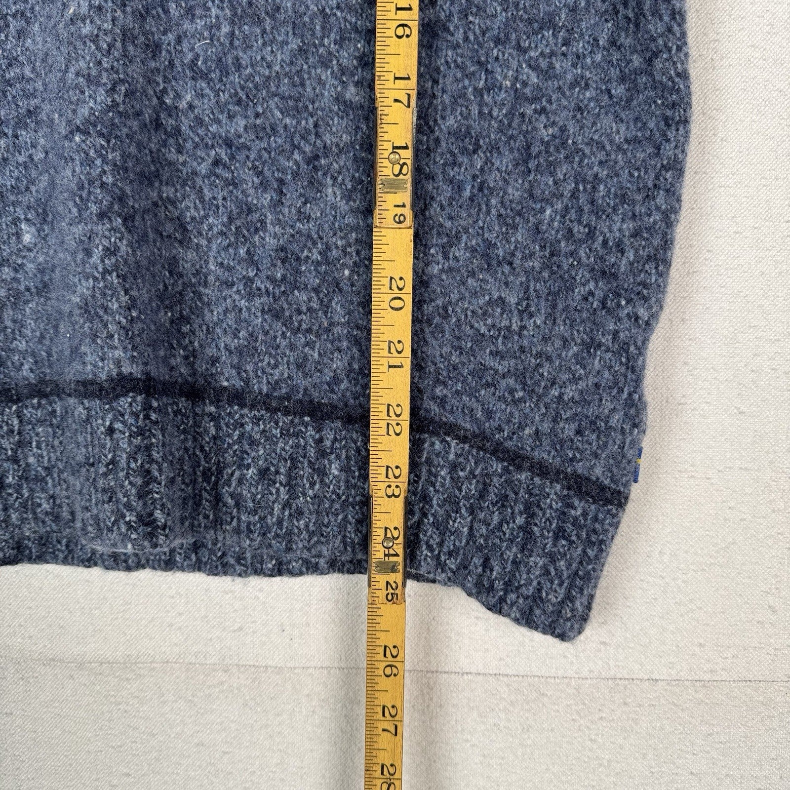 Fjallraven Lada Wool Blend Shawl Collar Sweater Fits Men XS/Youth L *Read=Felted