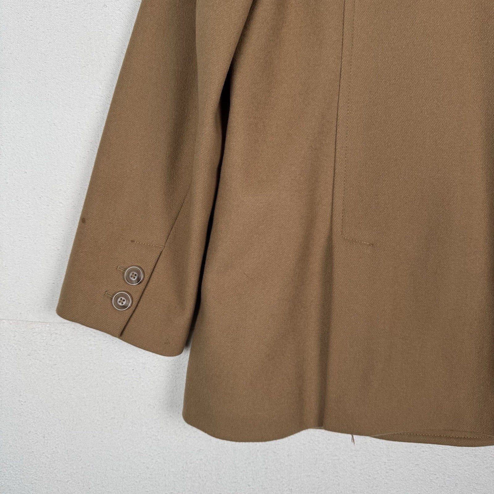 J.Crew Women's Camel Wool Thinsulate Lined Peacoat Large