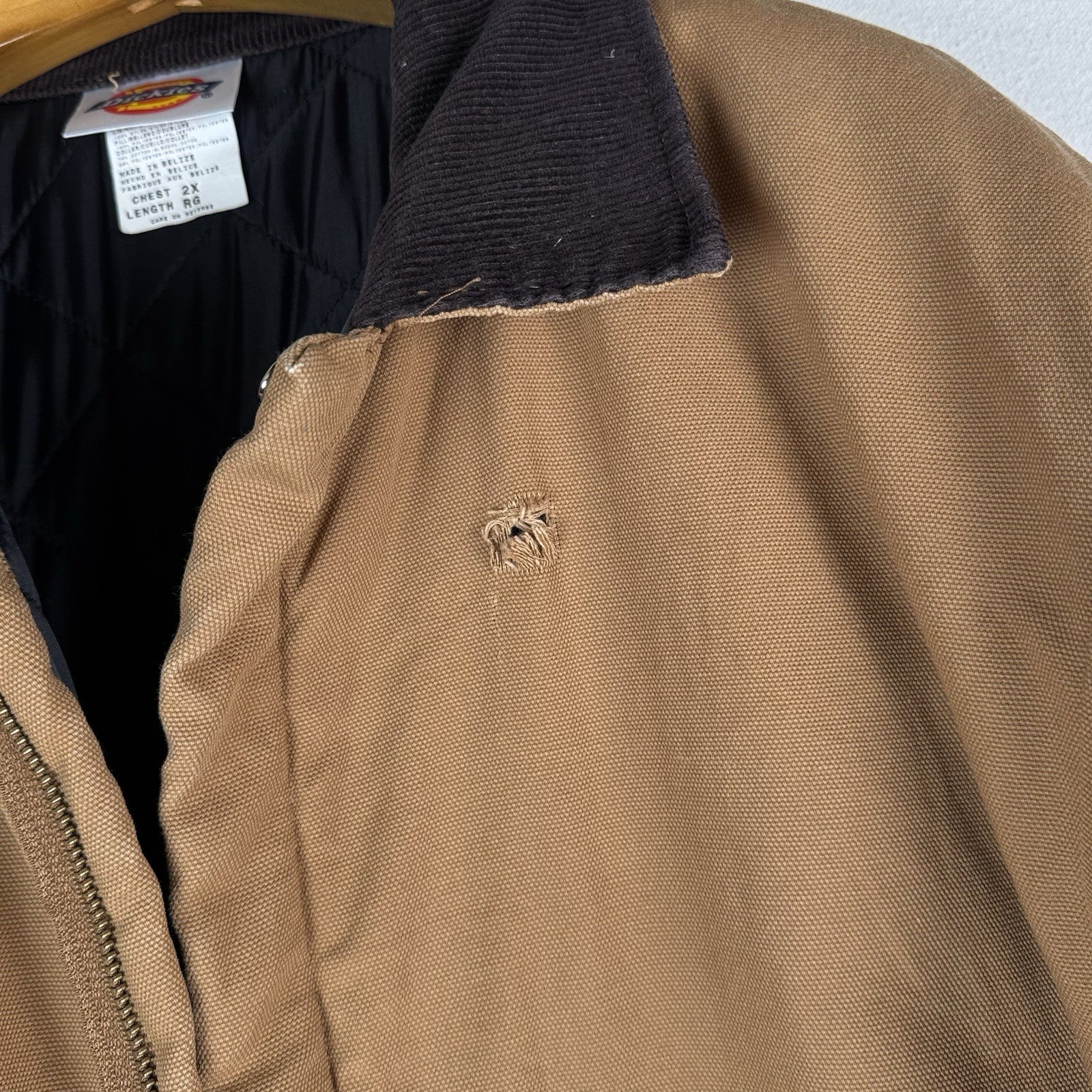 Dickies Premium Insulated Quilted Coverall 2X-RG Brown Duck 42X28