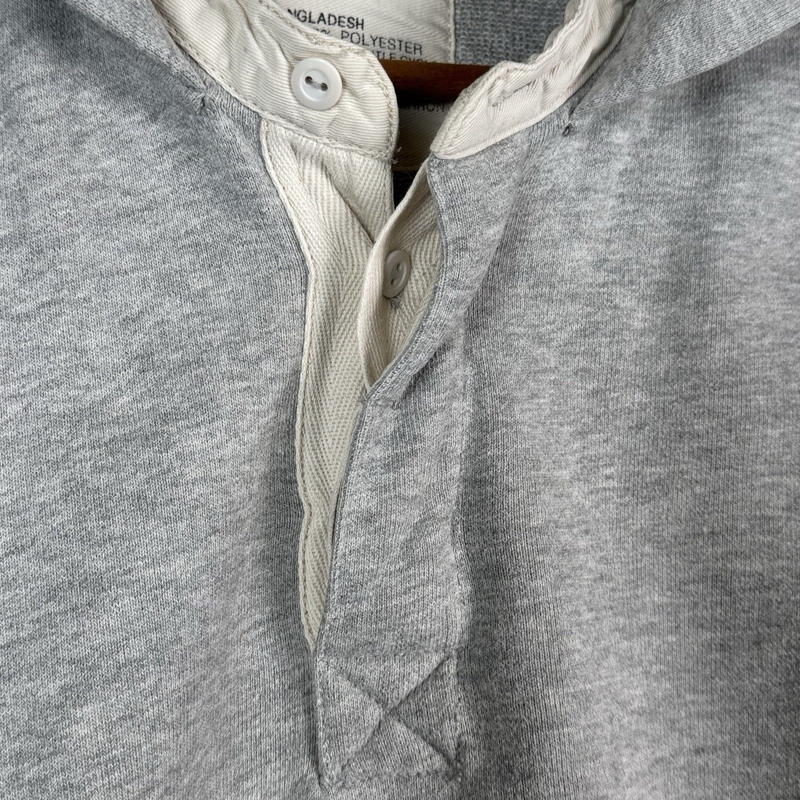 Vintage Y2K Gap Athletic Afterhood Hoodie Adult Medium Gray Pullover Mens