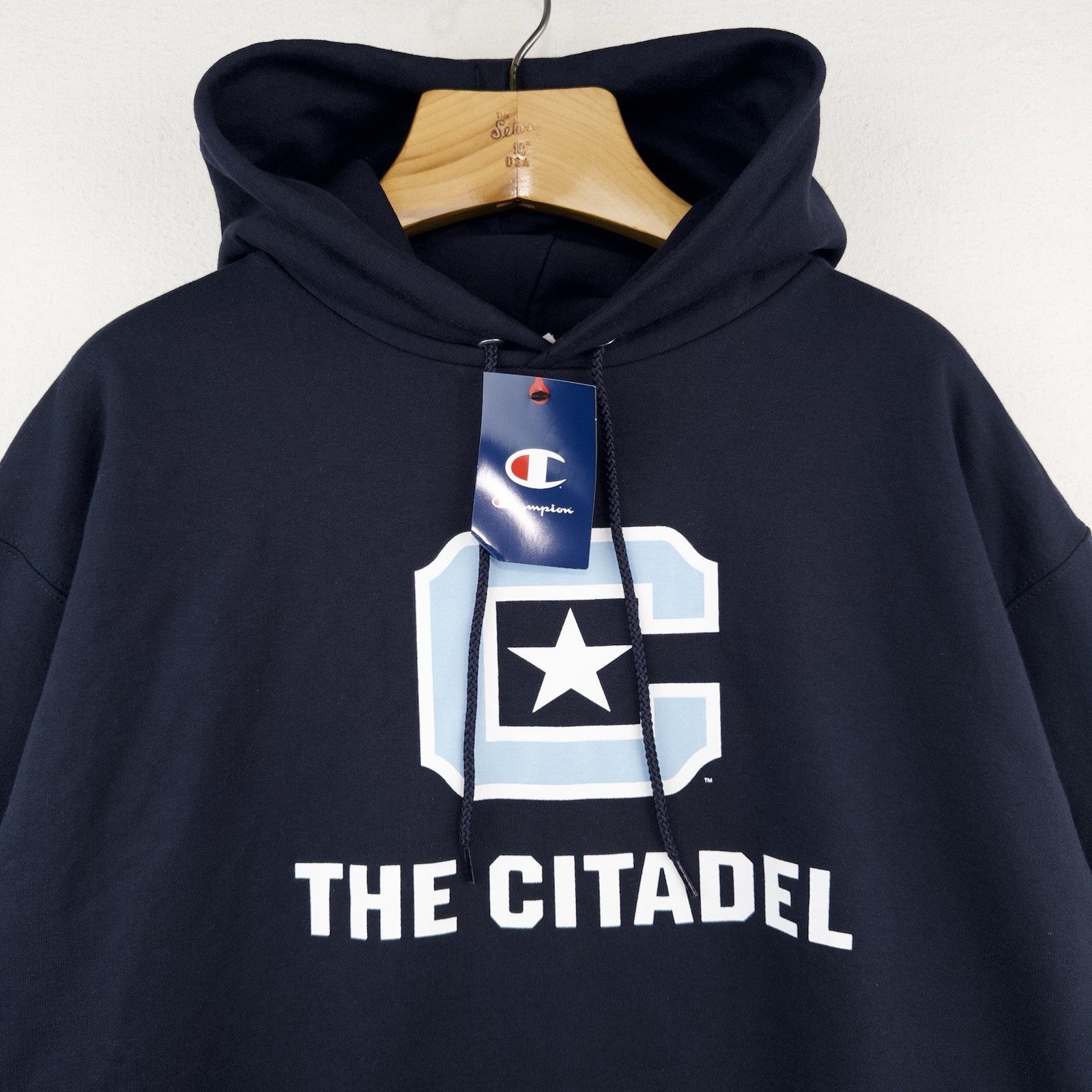 Champion The Citadel Men's XL Pullover Hoodie Navy *New With Tags NWT