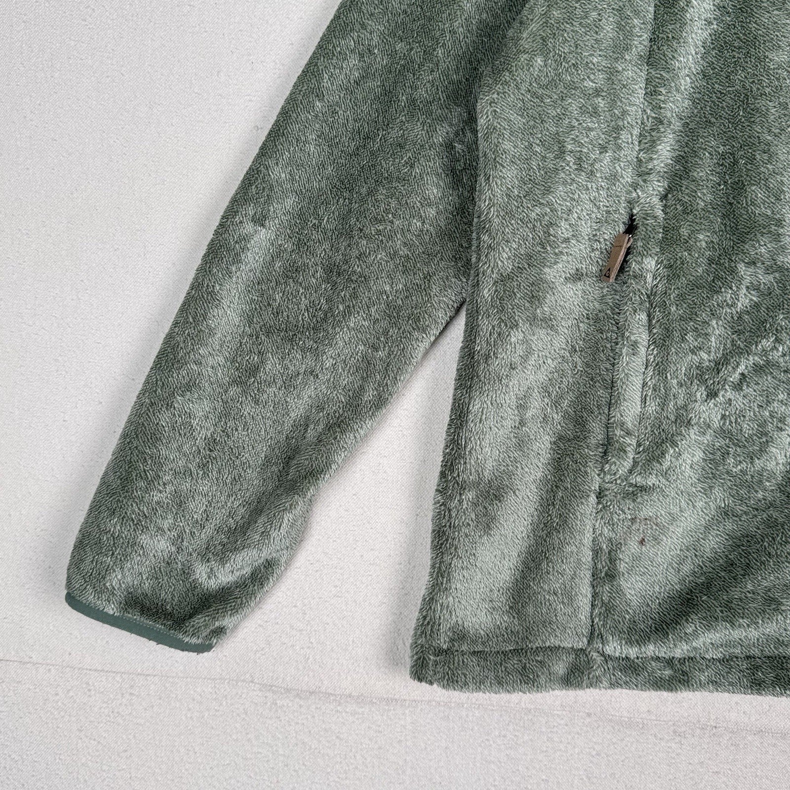 Gerry Women’s Everest Sherpa Fleece Jacket Full Zip Sea Green Large