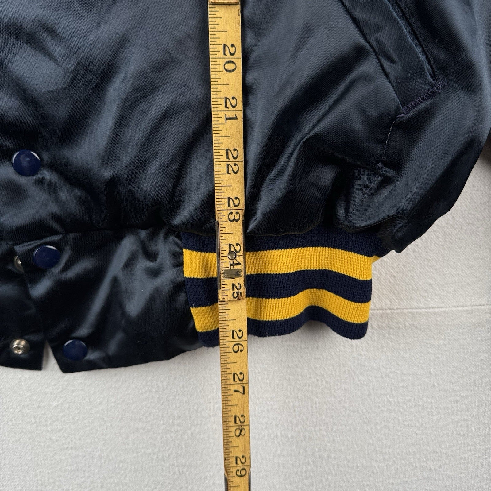 70’s-80’s Vtg KNAC 105.5 FM Long Beach CA Satin Jacket Large Pure Rock Made USA